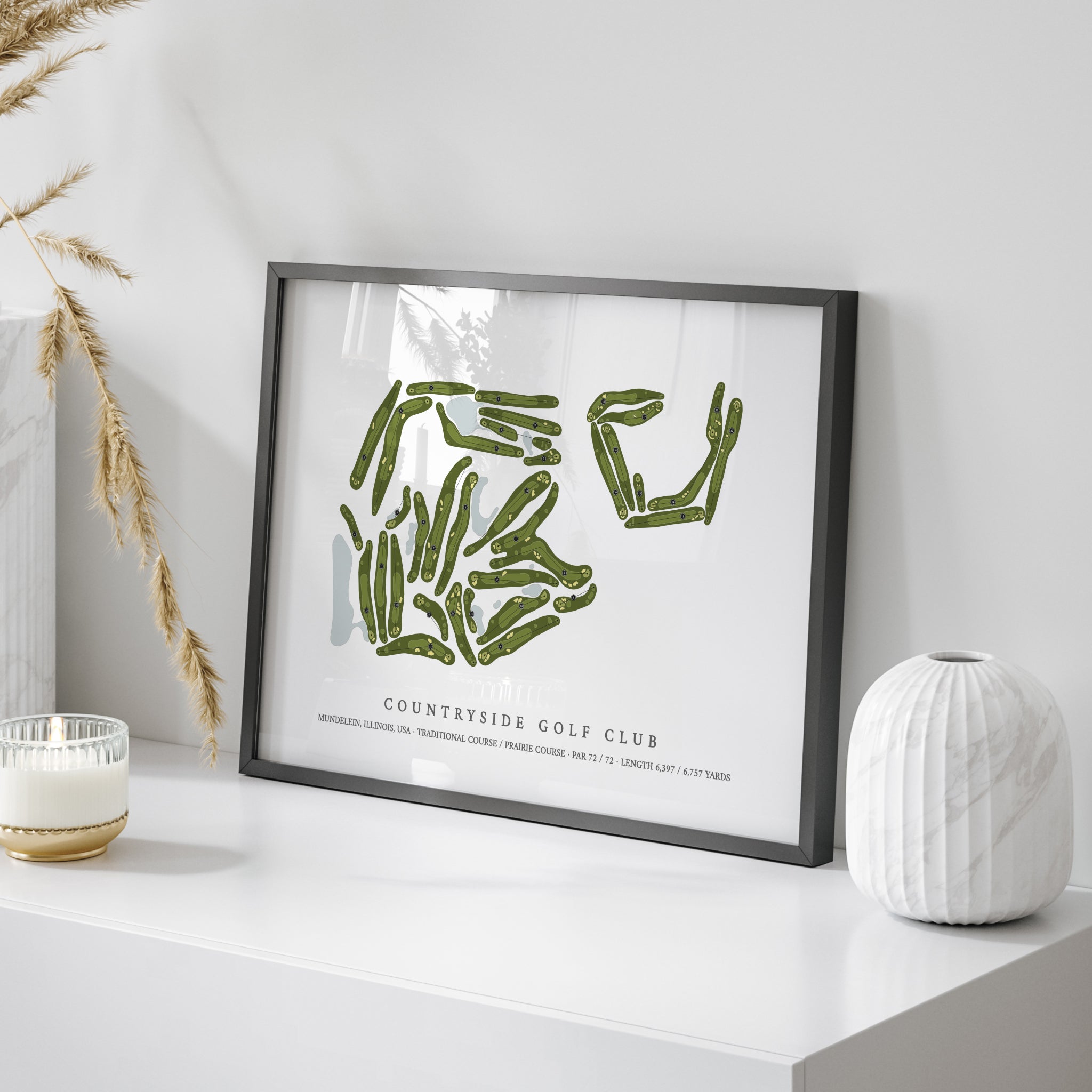 Countryside Golf Club | Golf Course Map | On+Table