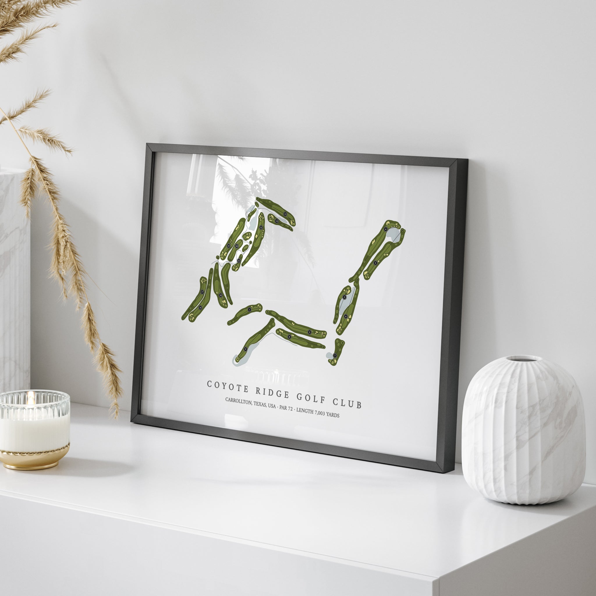 Coyote Ridge Golf Club | Golf Course Map | On Table