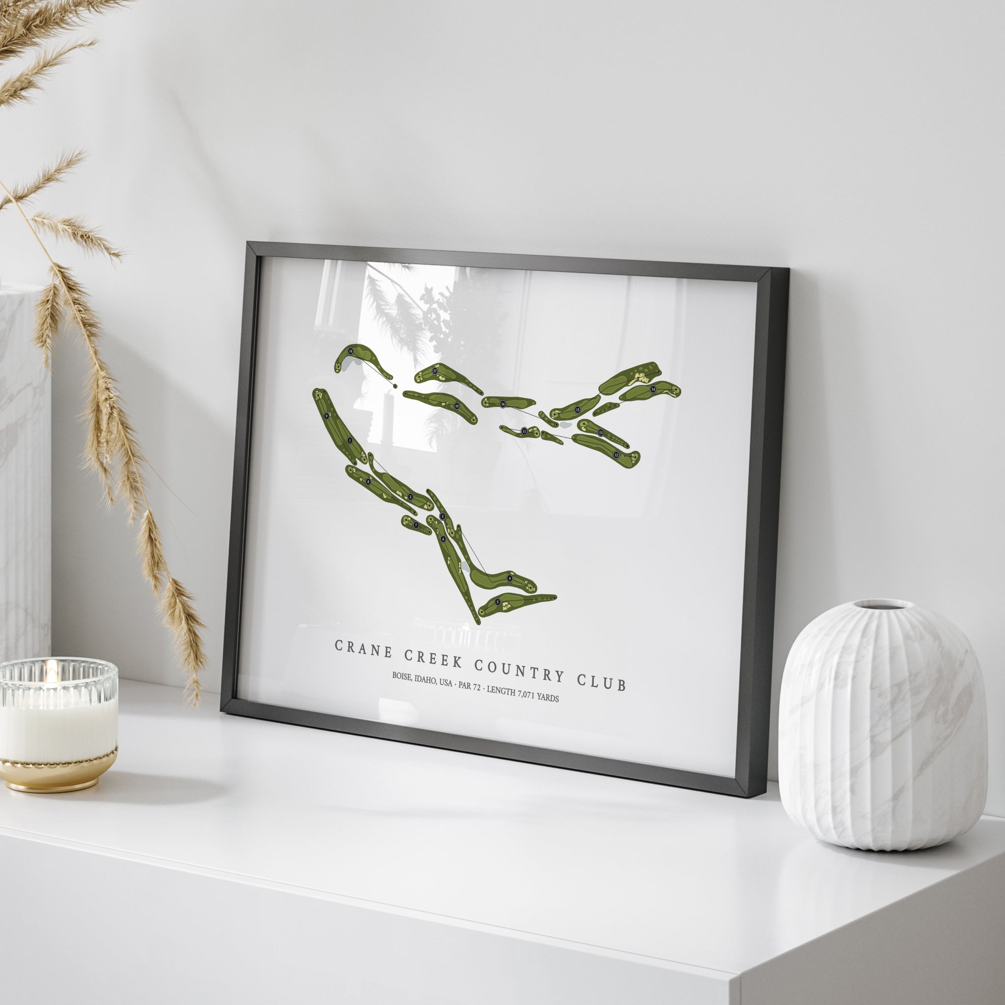 Crane Creek Country Club | Golf Course Map | On Table