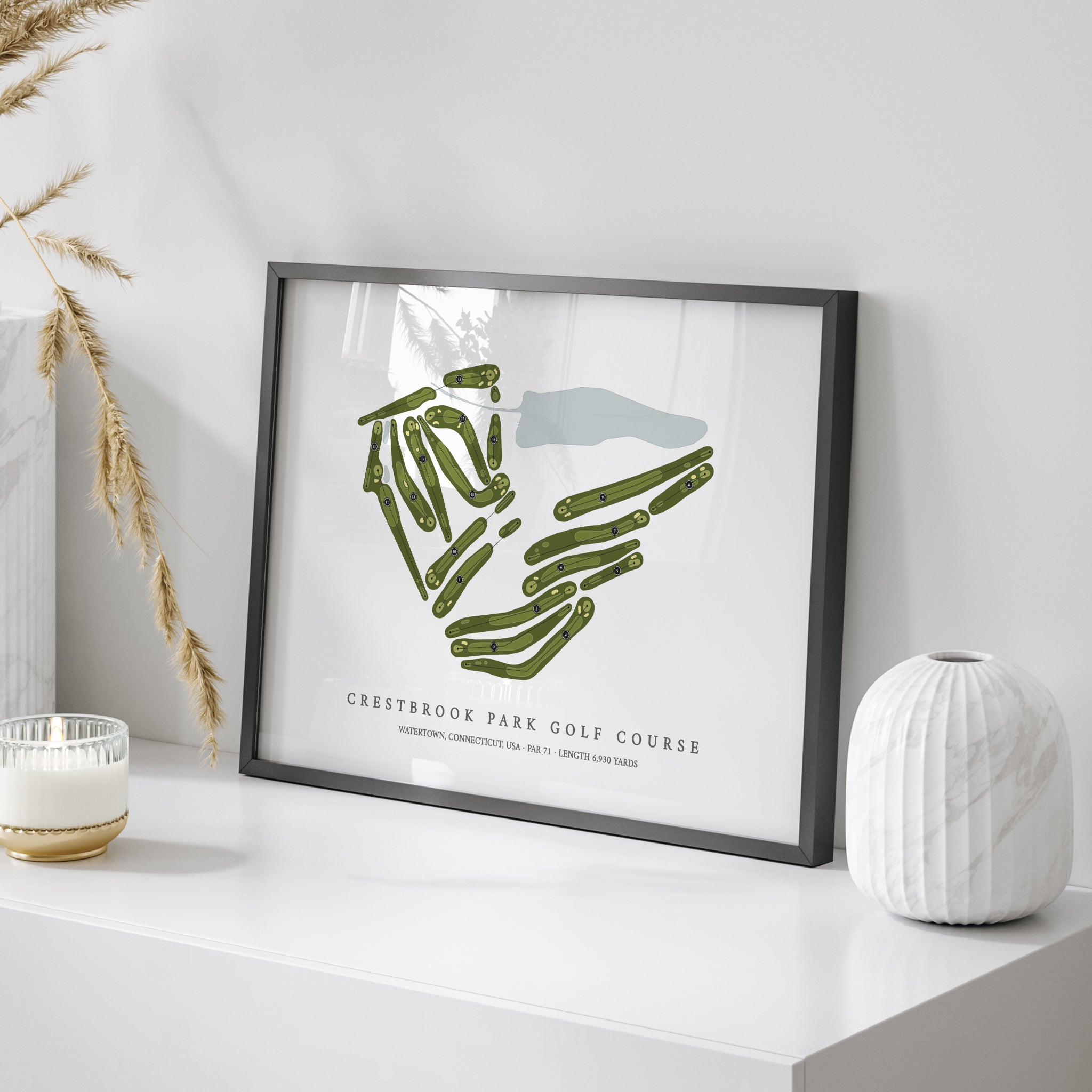 Crestbrook Park Golf Course | Golf Course Map | On+Table