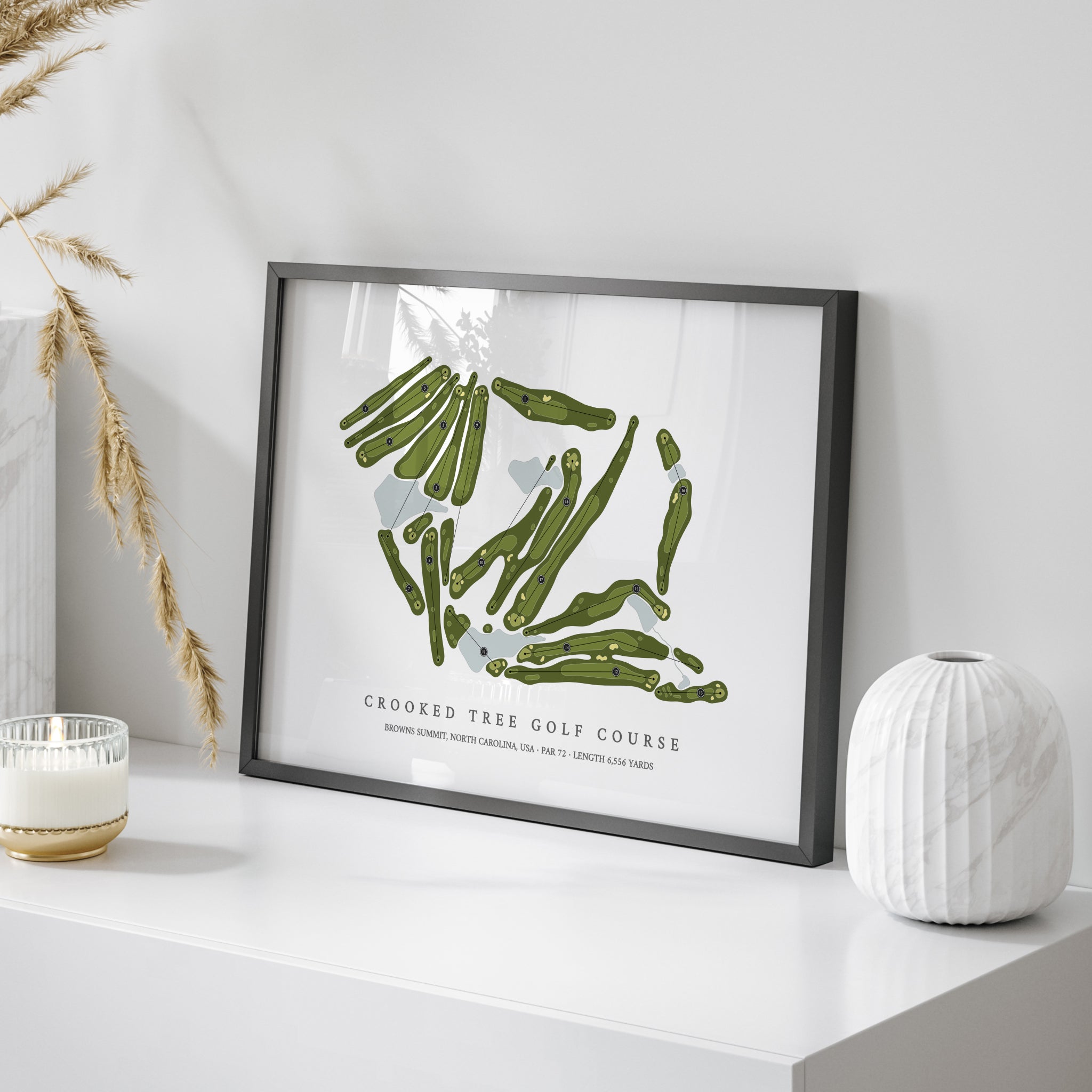 Crooked Tree Golf Course | Golf Course Map | On Table