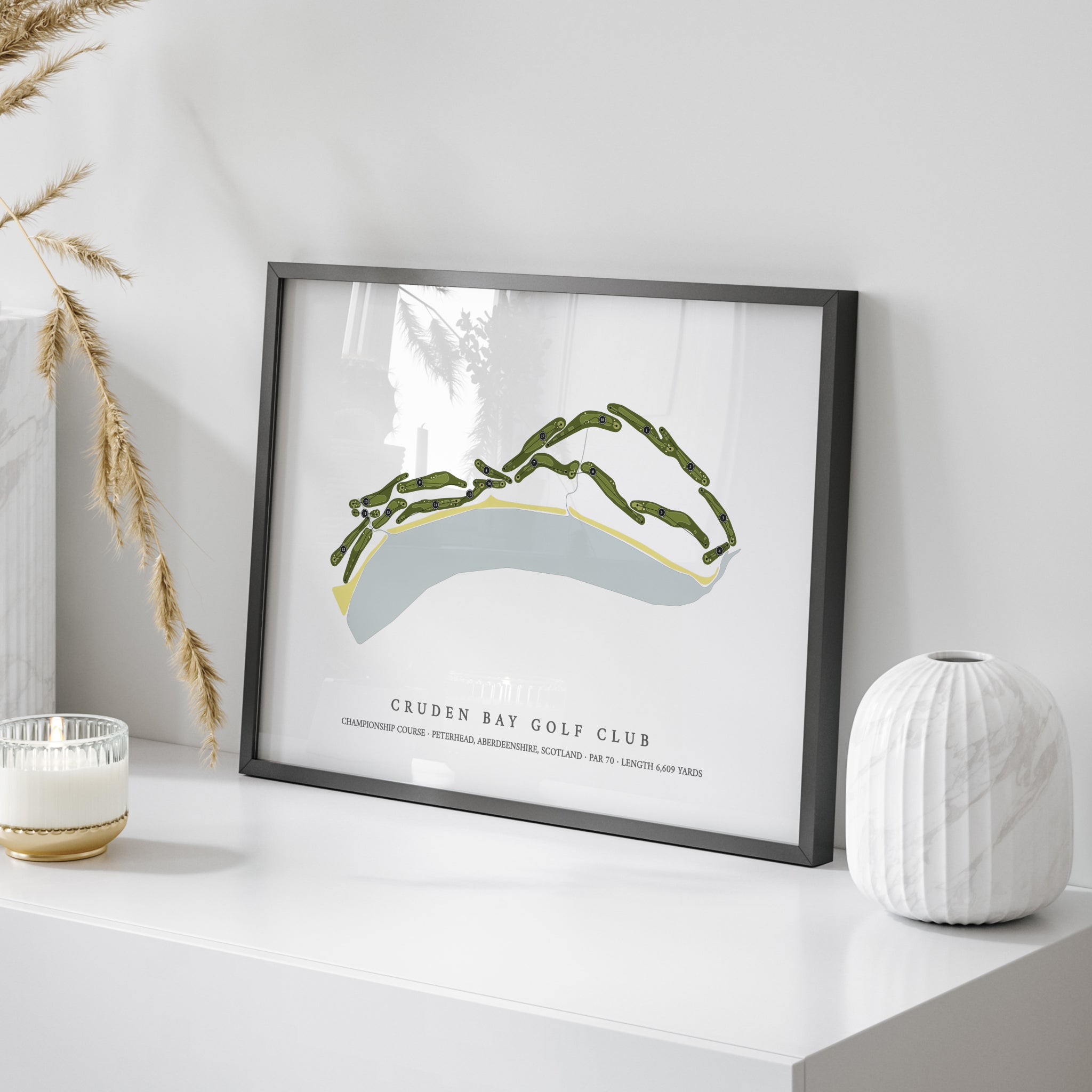 Cruden Bay Golf Club - Championship Course | Golf Course Map | On Table