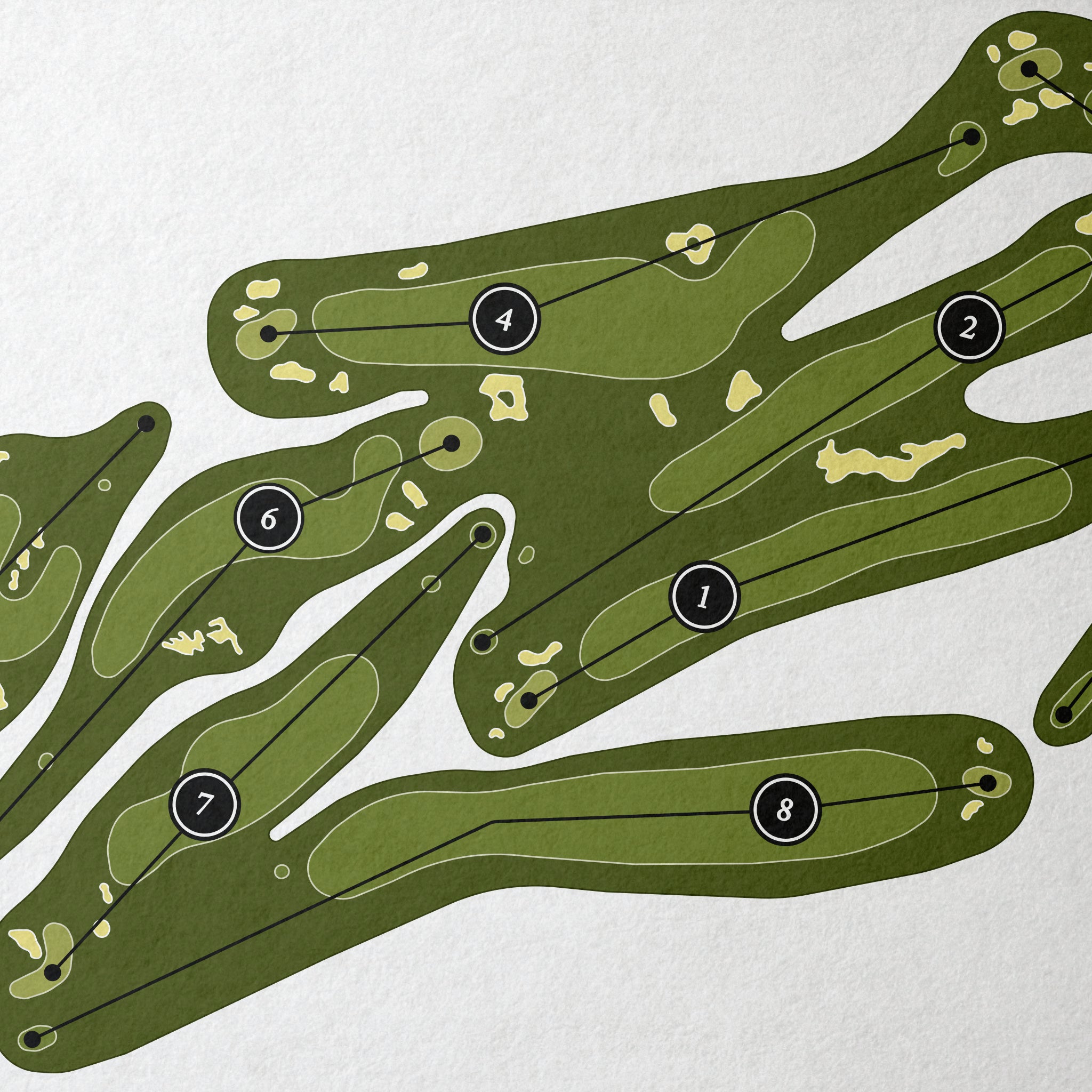 Crystal Downs Country Club | Golf Course Map | Close+Up