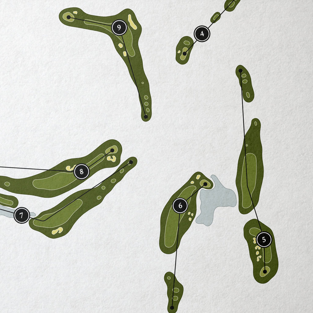 Currahee Club | Golf Course Map | Close Up