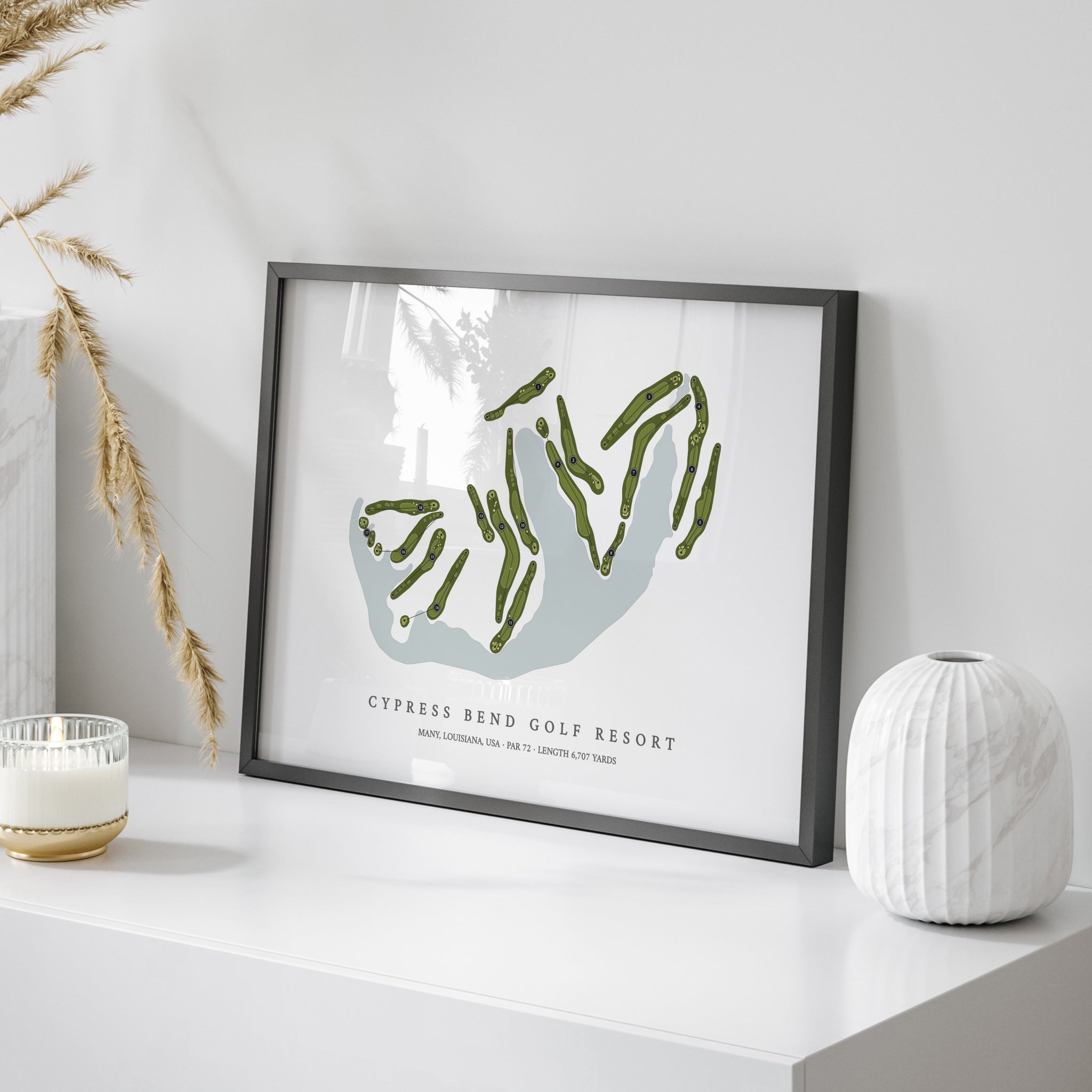 Cypress Bend Golf Resort | Golf Course Map | On Table