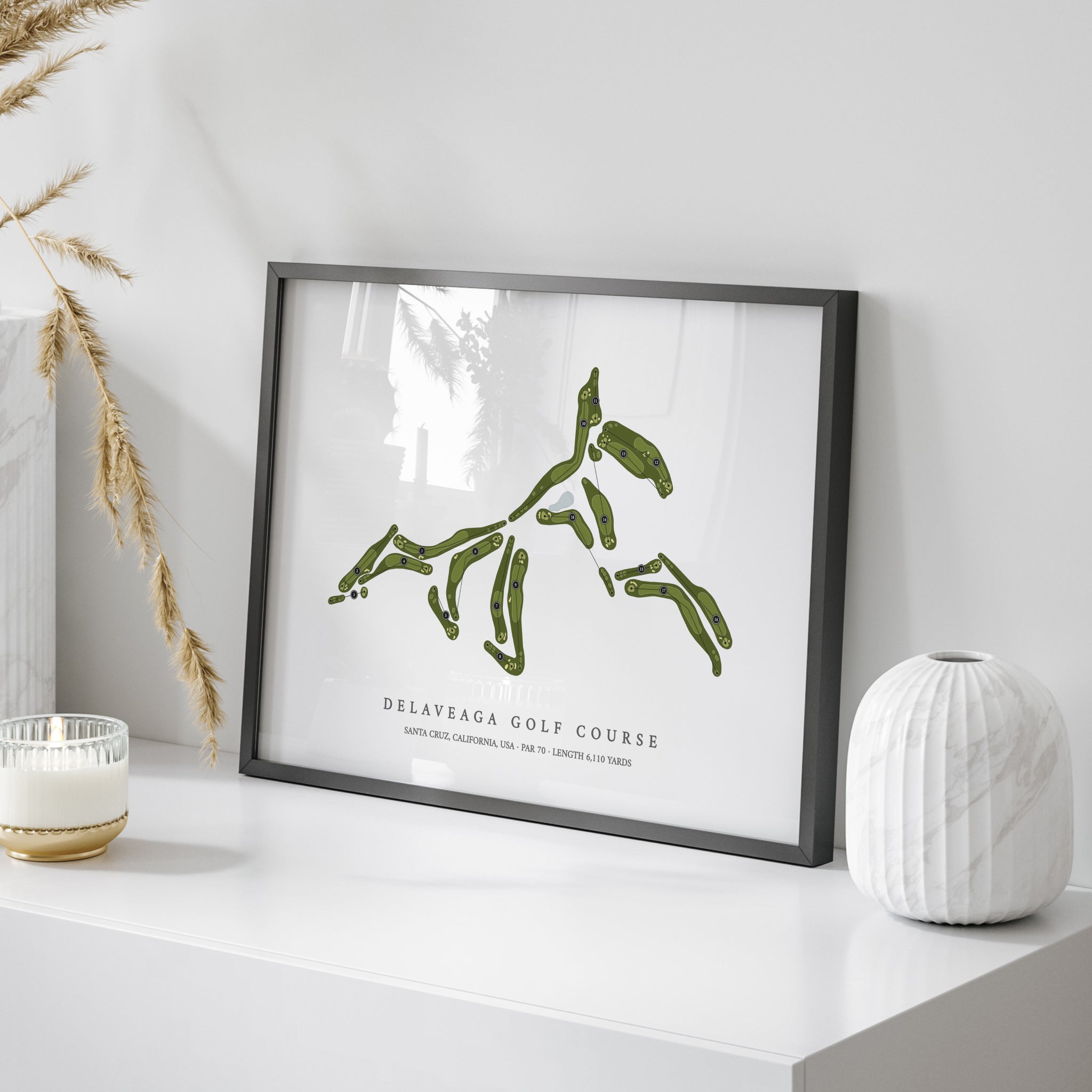DeLaveaga Golf Course | Golf Course Map | On Table