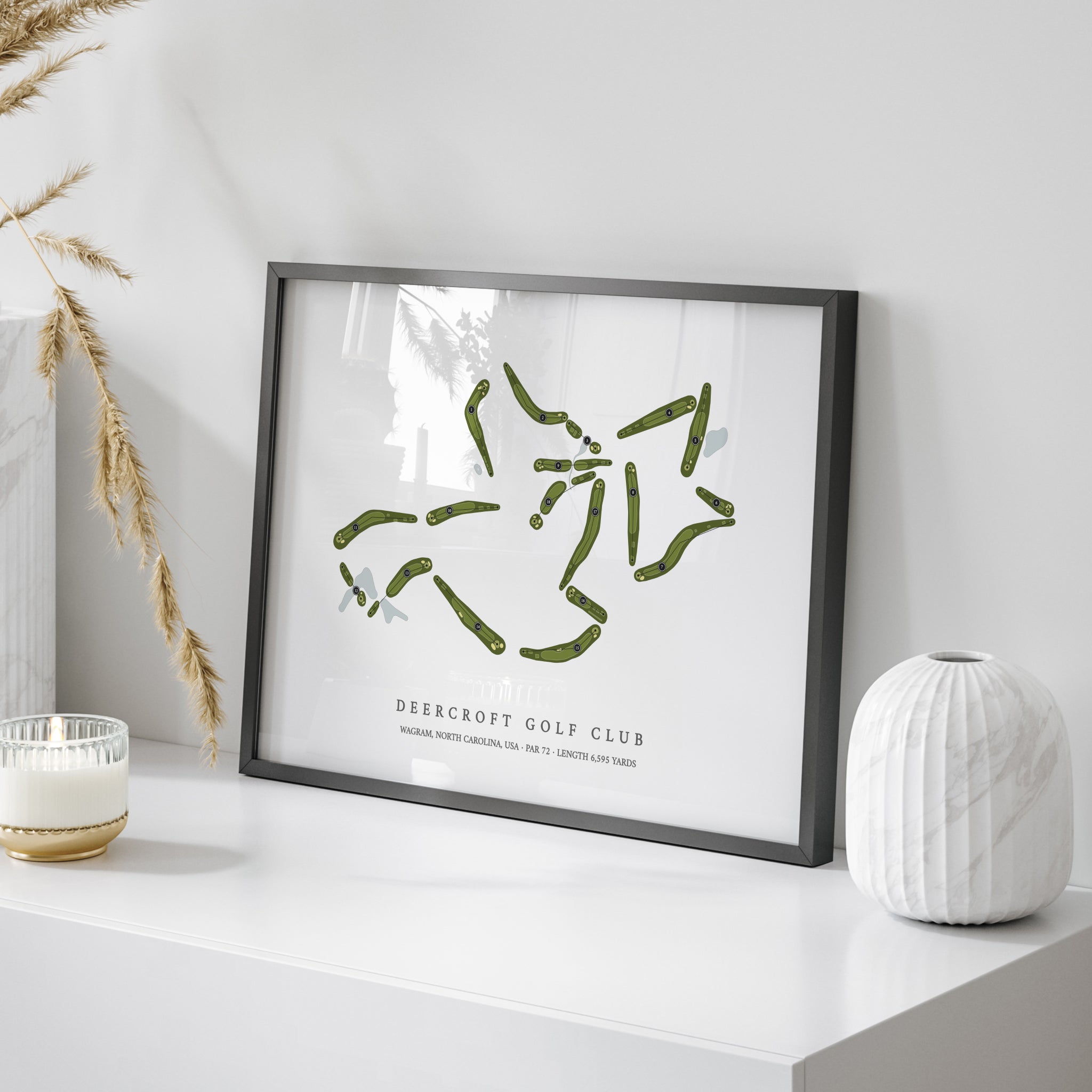 Deercroft Golf Club | Golf Course Map | On Table