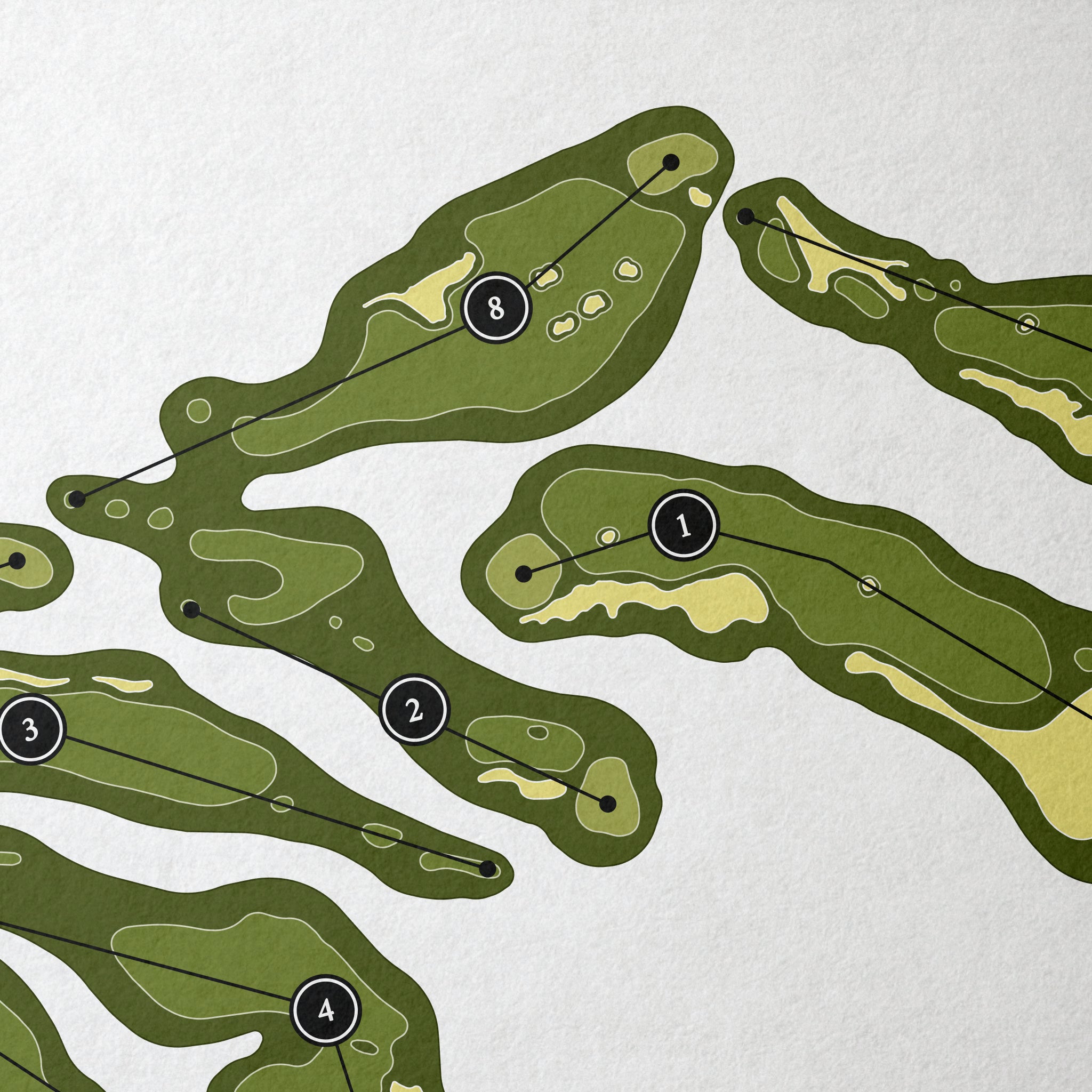 Diamante Cabo San Lucas - The Dunes Course | Golf Course Print | Close+Up