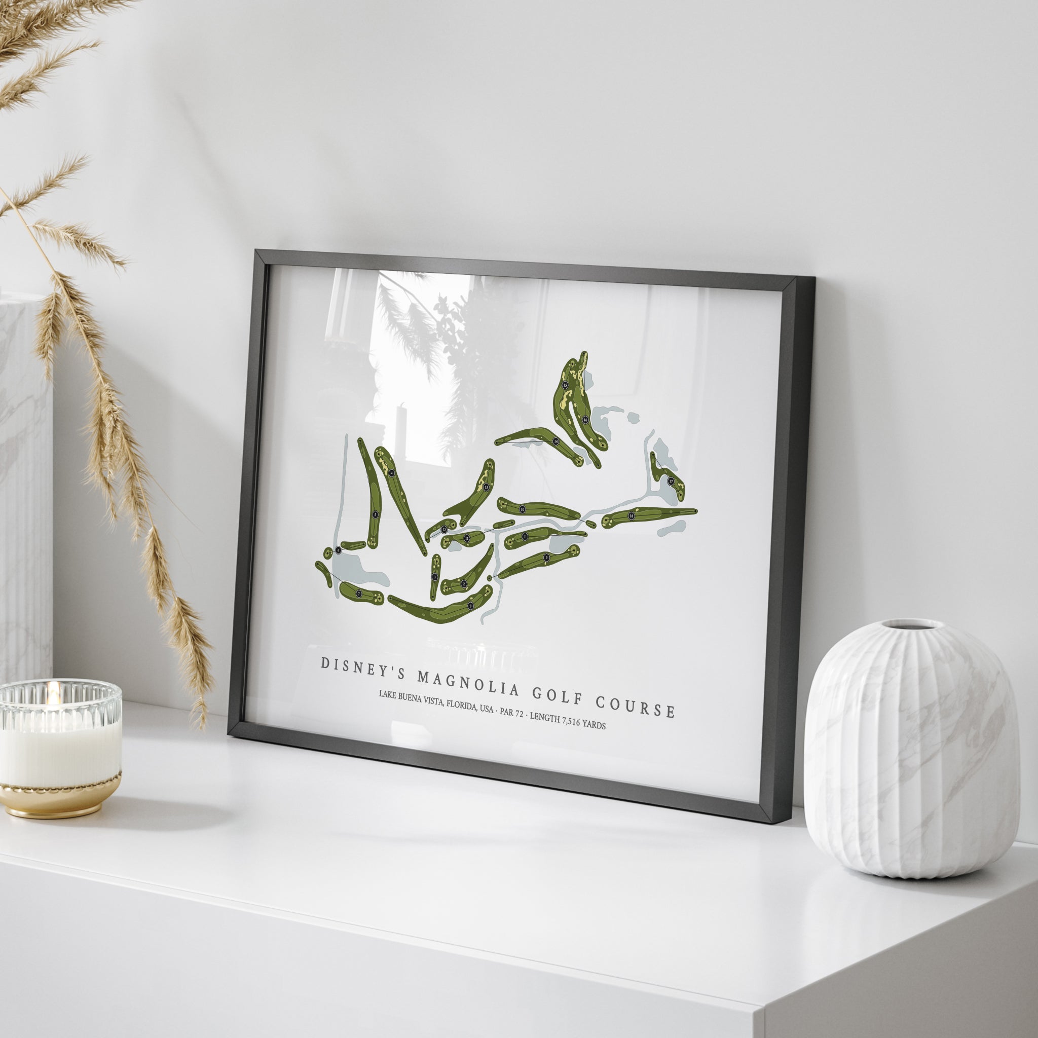 Disney's Magnolia Golf Course | Golf Course Map | On Table