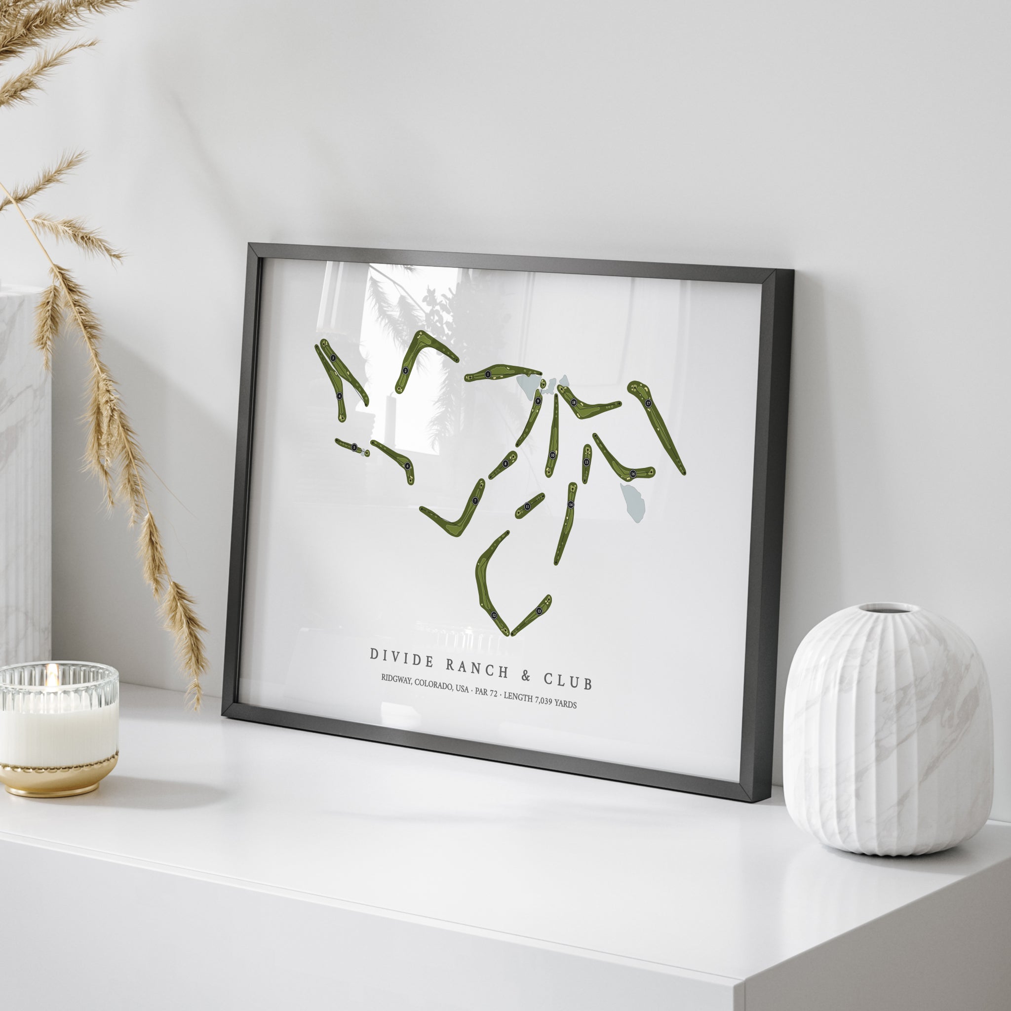 Divide Ranch & Club | Golf Course Map | On+Table