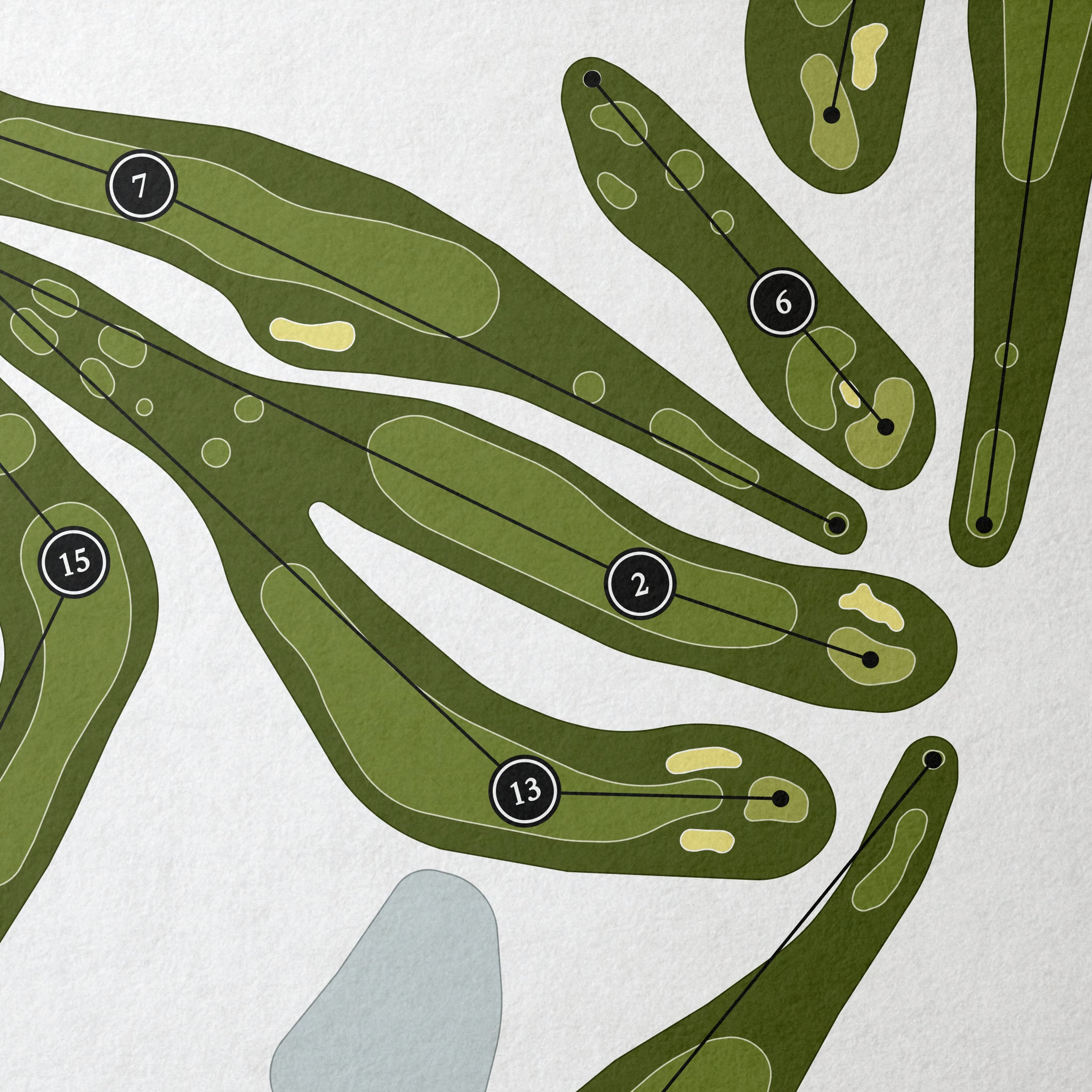 Dodge City Country Club | Golf Course Map | Close+Up