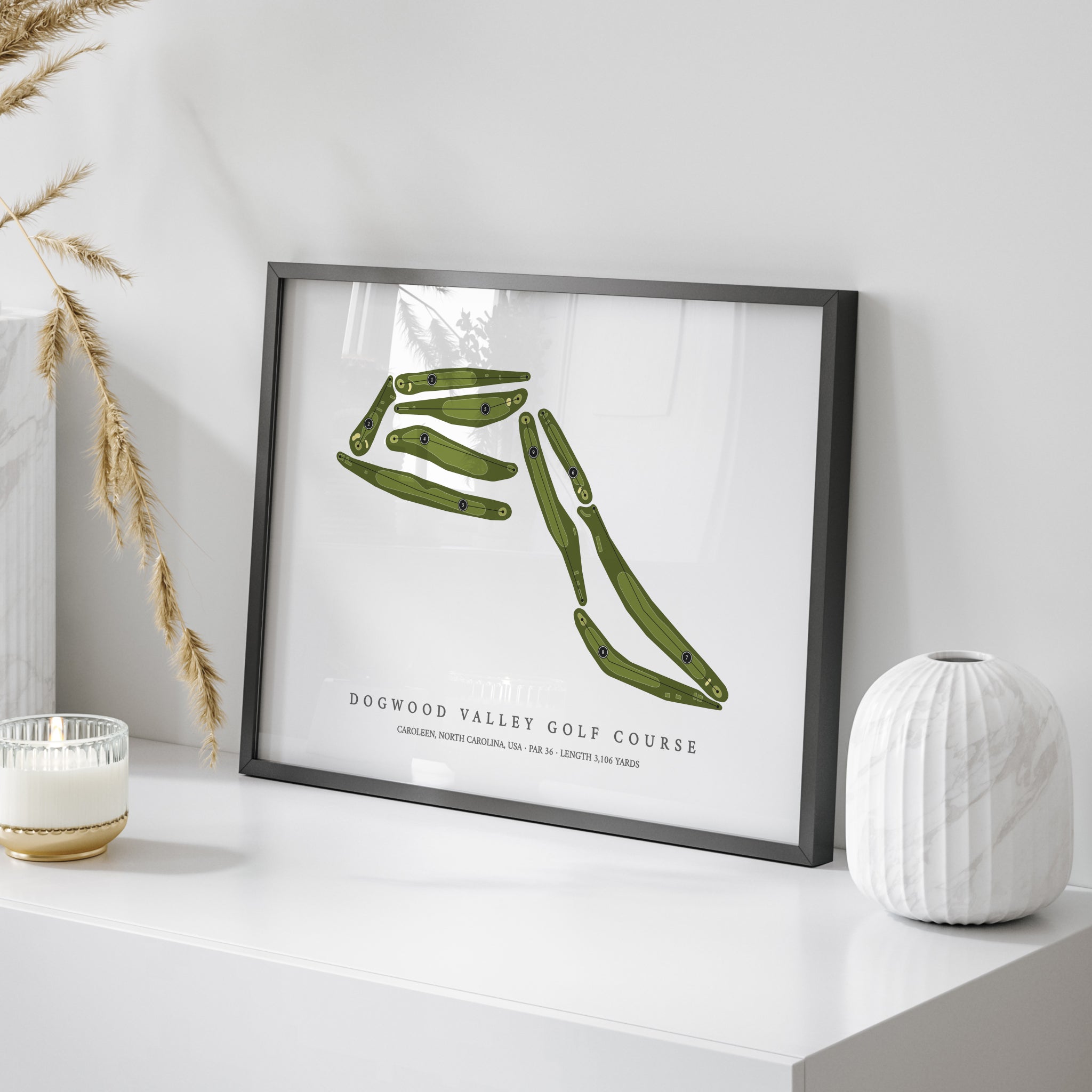 Dogwood Valley Golf Course | Golf Course Map | On Table