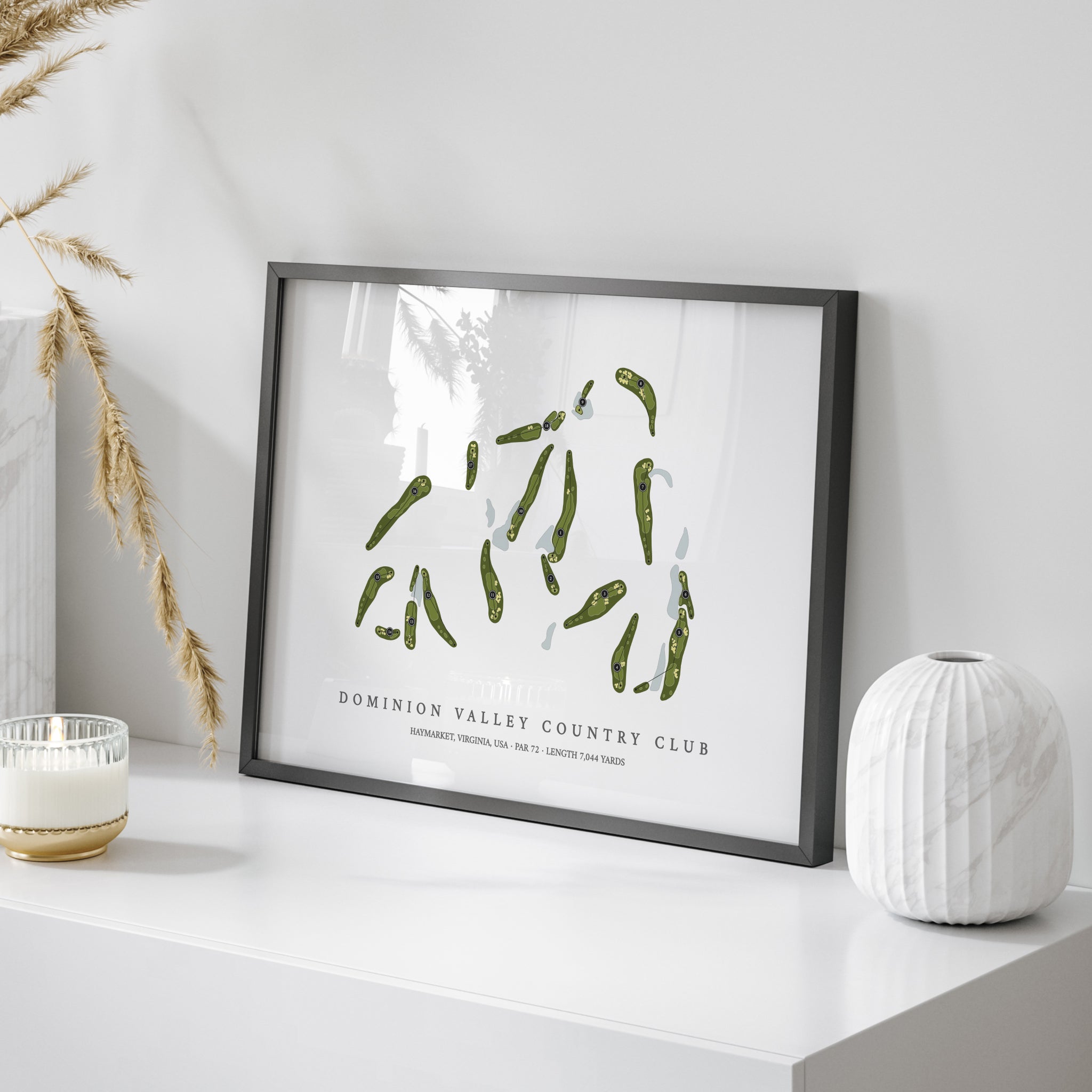 Dominion Valley Country Club | Golf Course Map | On+Table