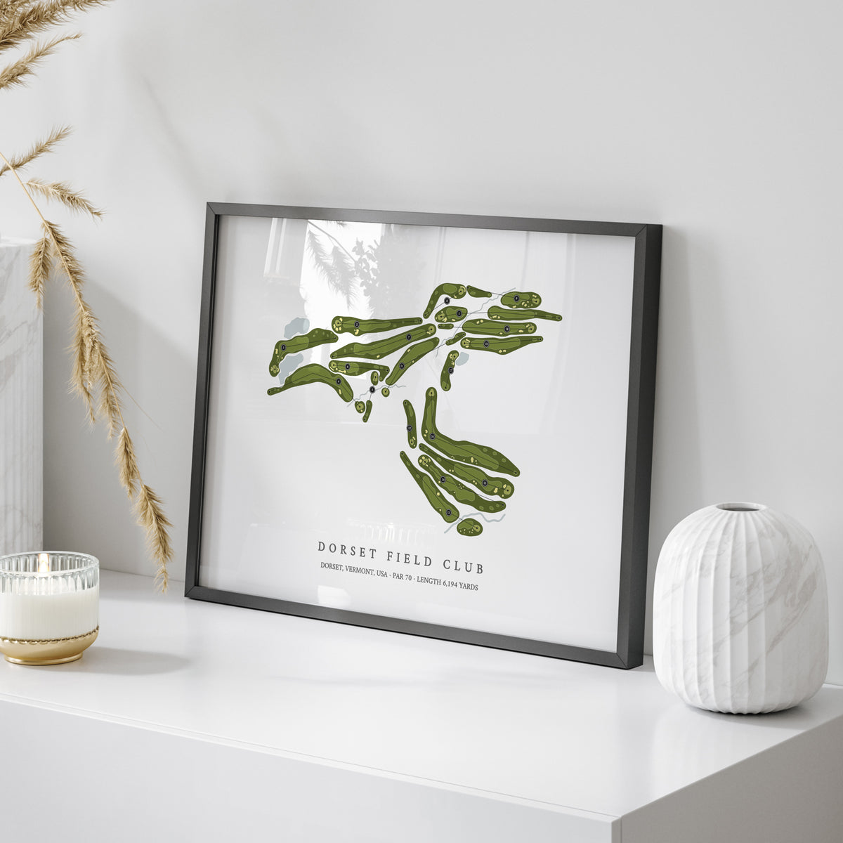 Dorset Field Club | Golf Course Map | On Table