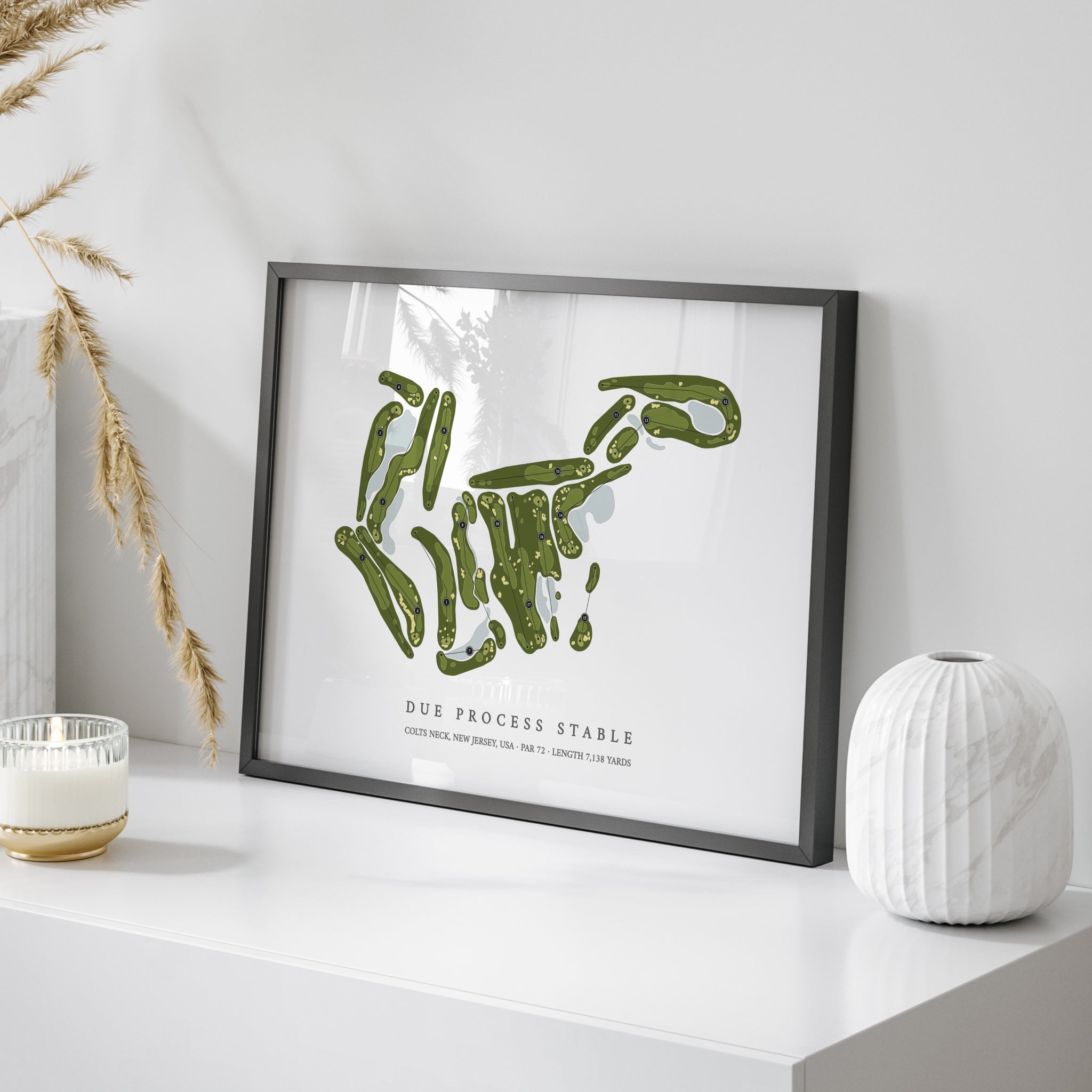 Due Process Stable | Golf Course Map | On+Table