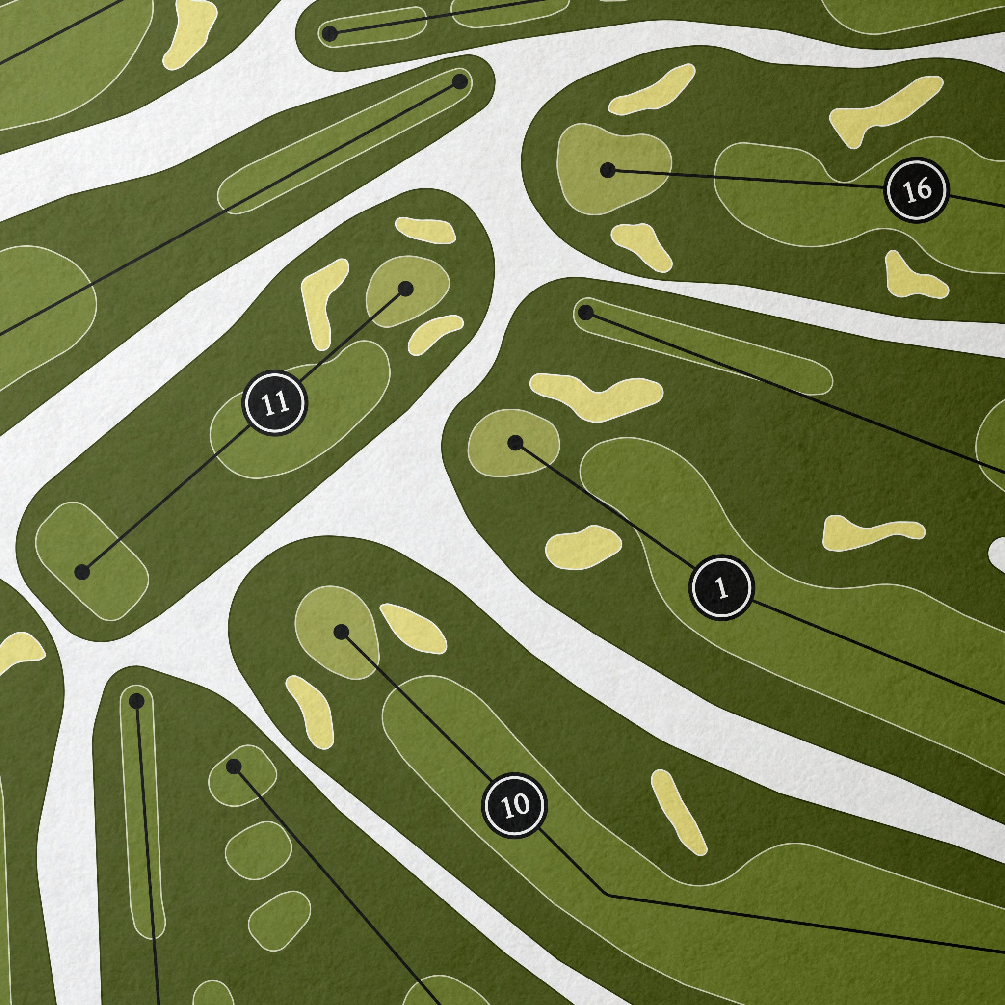 Dwan Golf Club | Golf Course Map | Close+Up