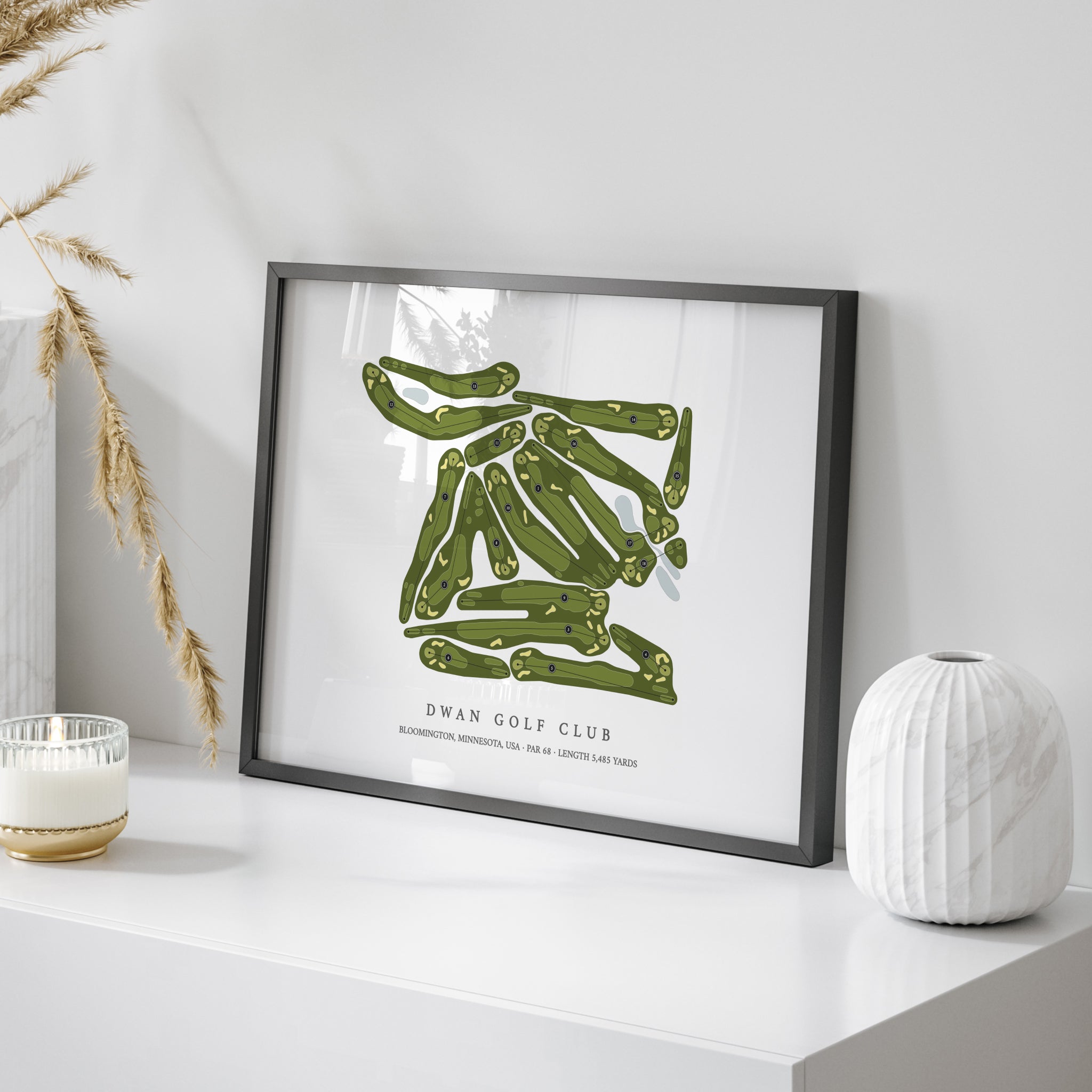 Dwan Golf Club | Golf Course Map | On+Table