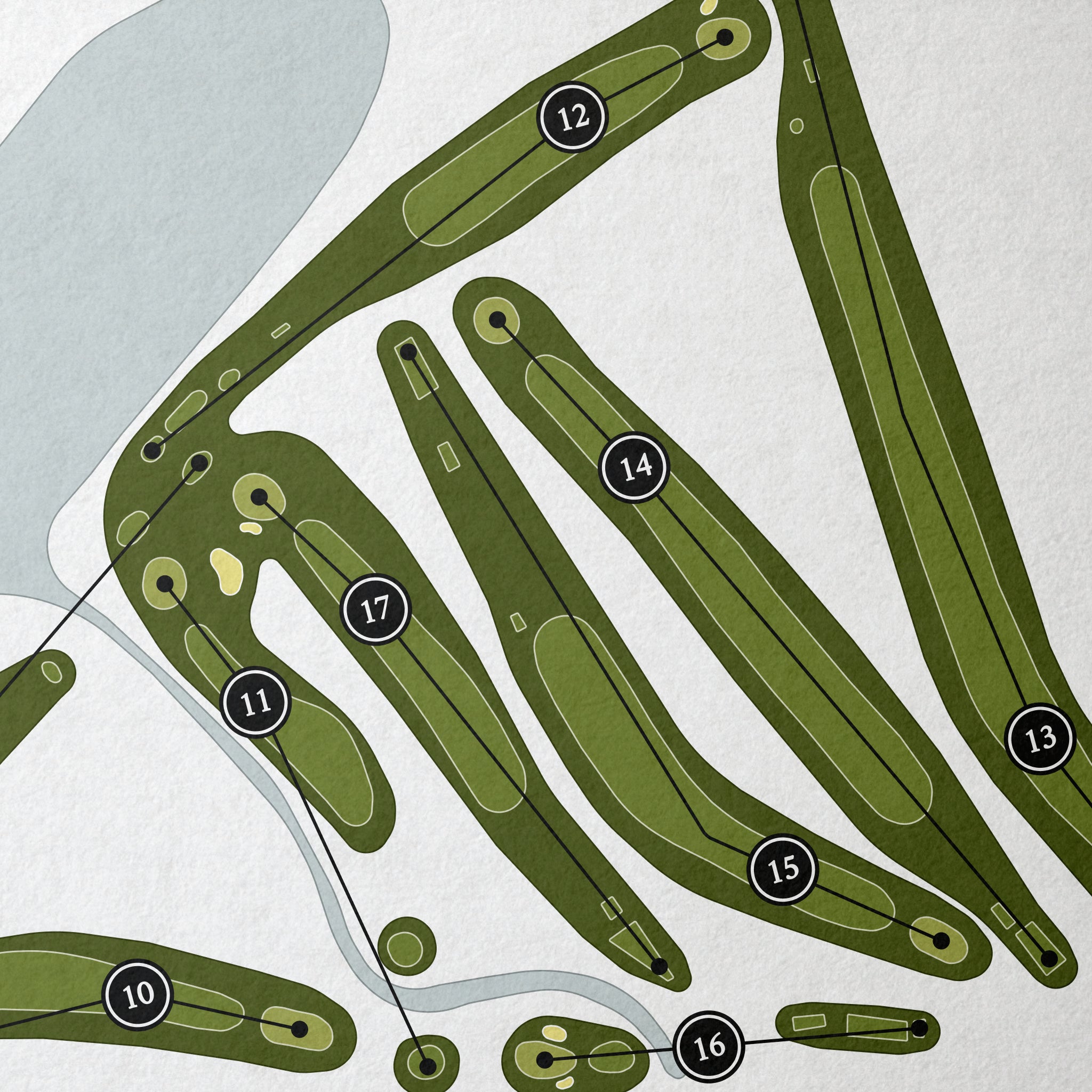 Eagle Creek Golf Club | Golf Course Map | Close+Up