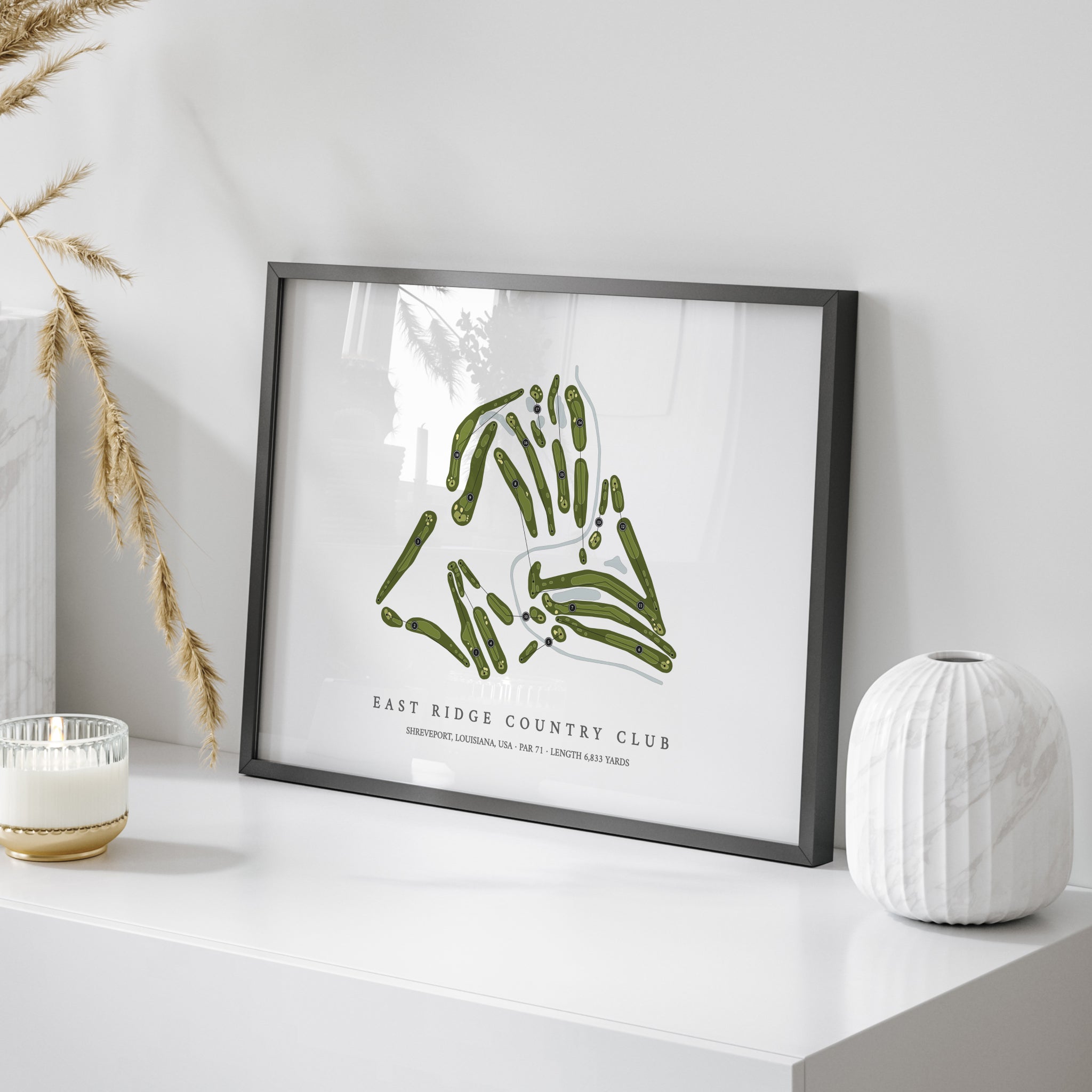 East Ridge Country Club | Golf Course Map | On+Table