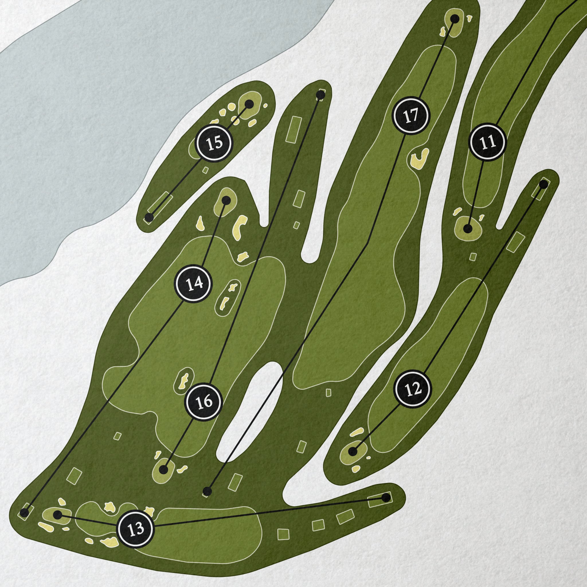 Eastward Ho! Club | Golf Course Map | Close+Up