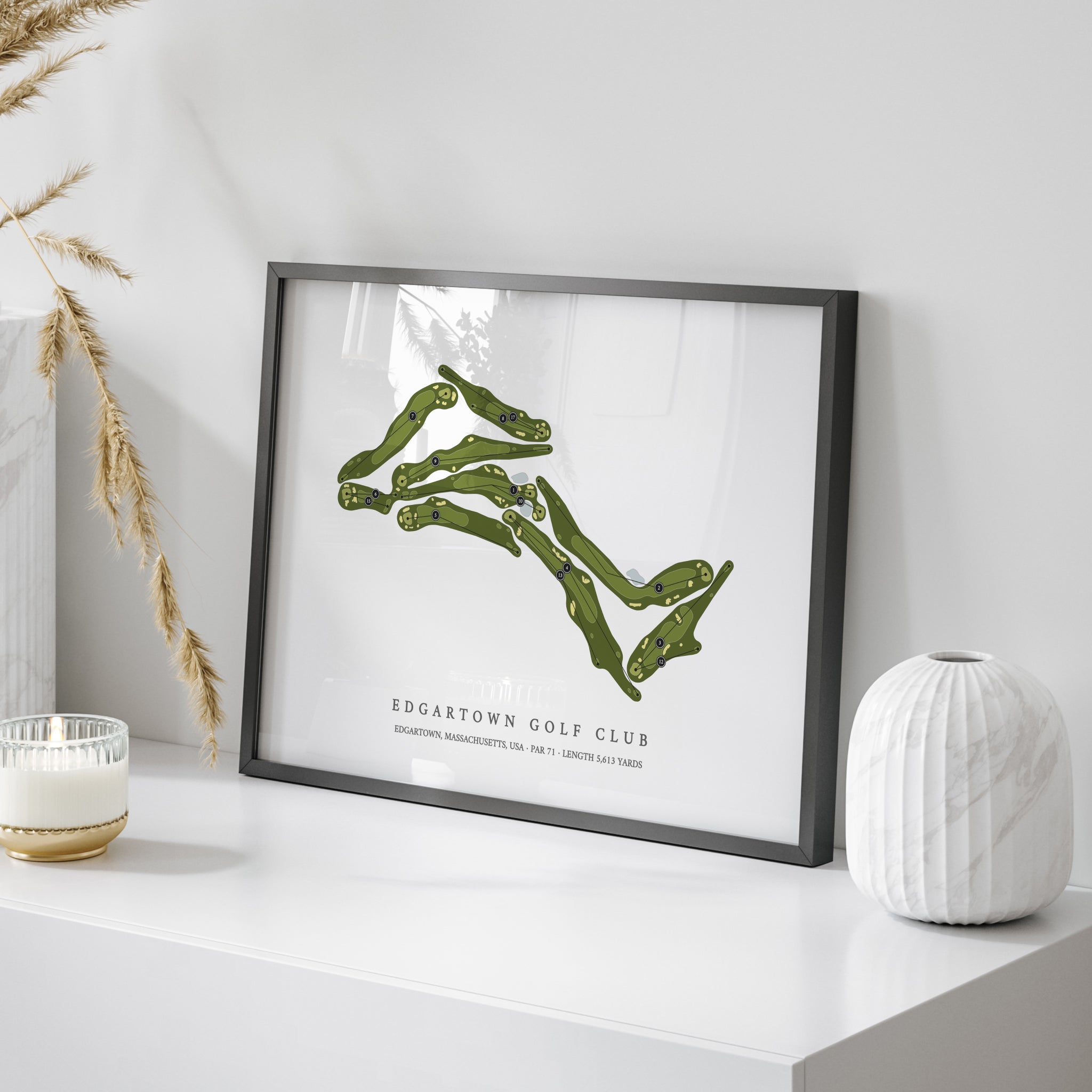 Edgartown Golf Club | Golf Course Map | On Table
