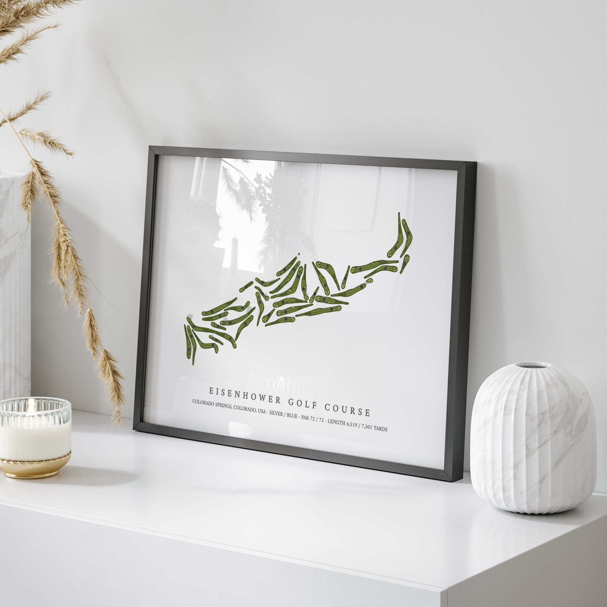 Eisenhower Golf Course | Golf Course Map | On Table