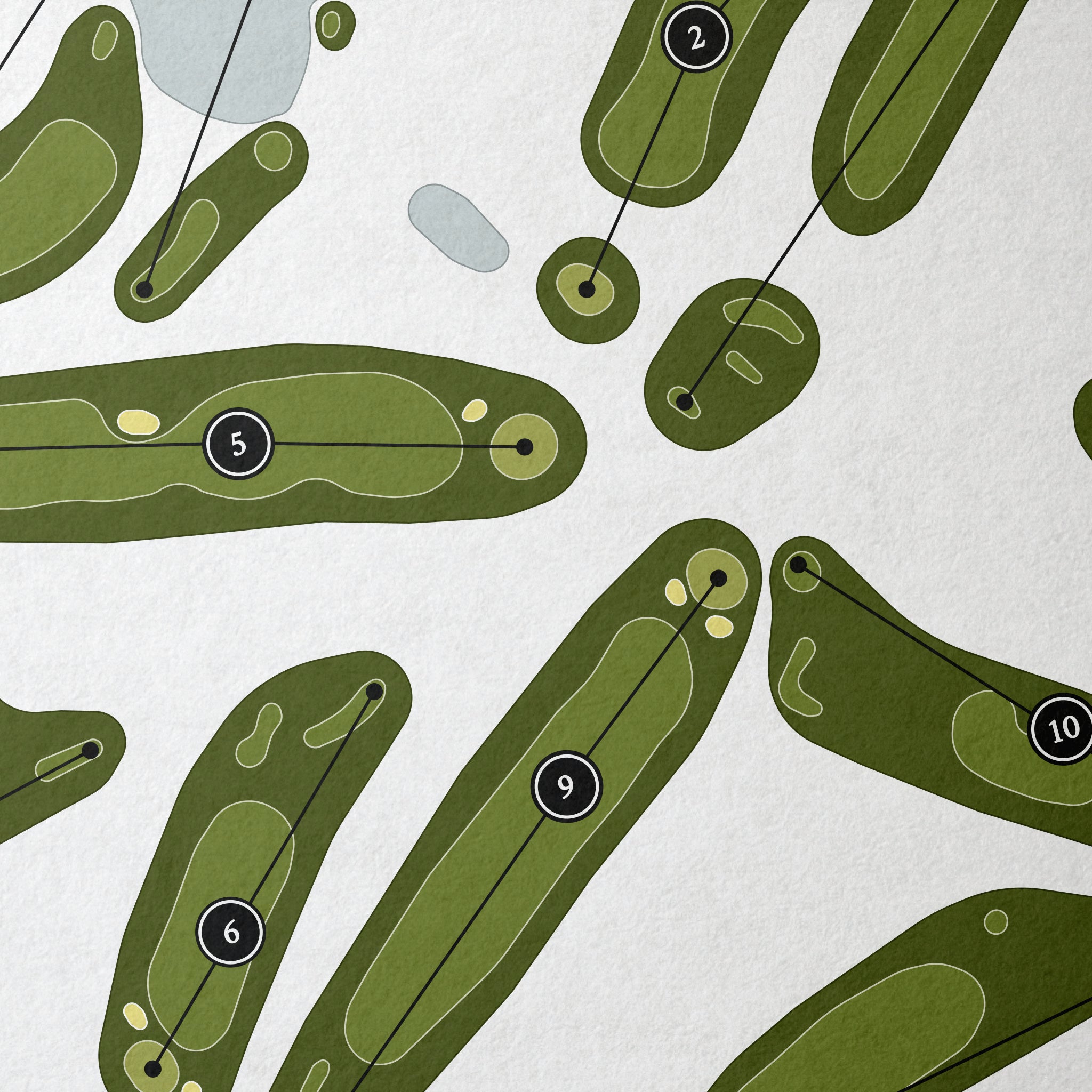 Eldon Golf Club | Golf Course Map | Close Up