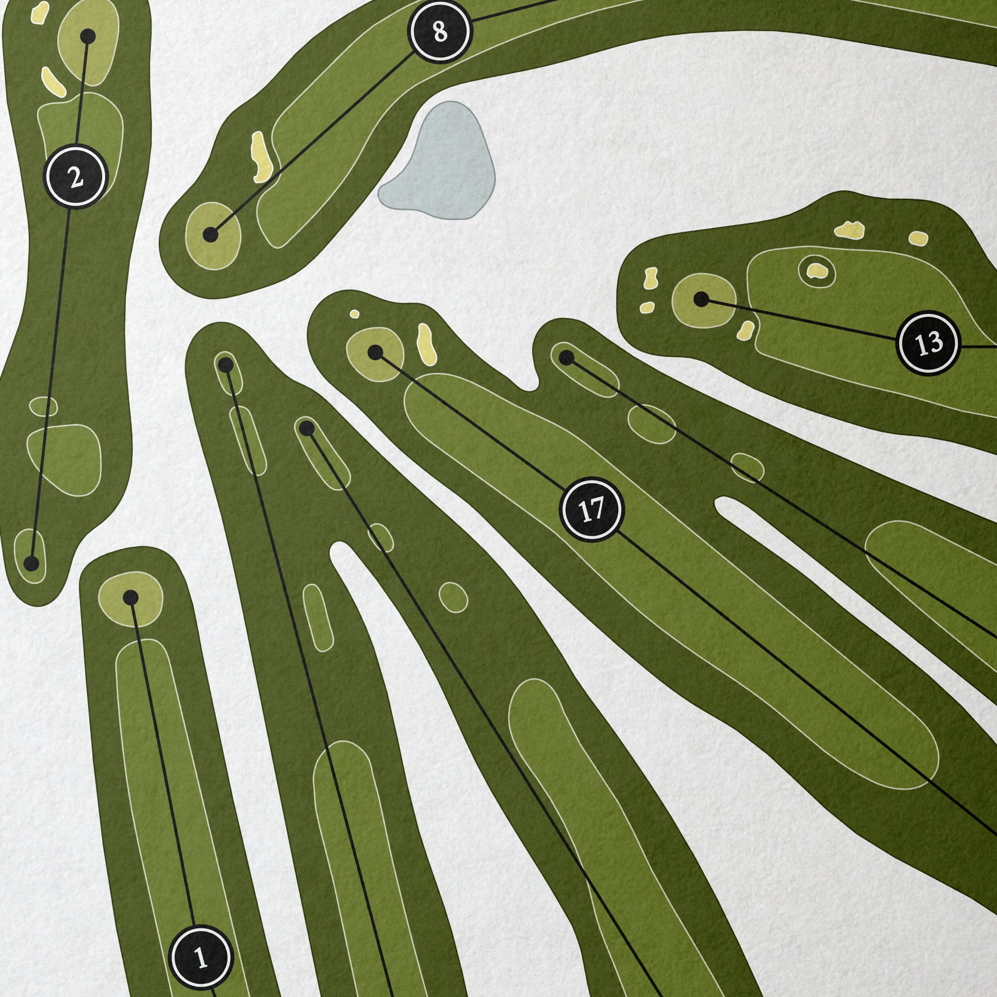 Elk River Golf Club | Golf Course Map | Close Up