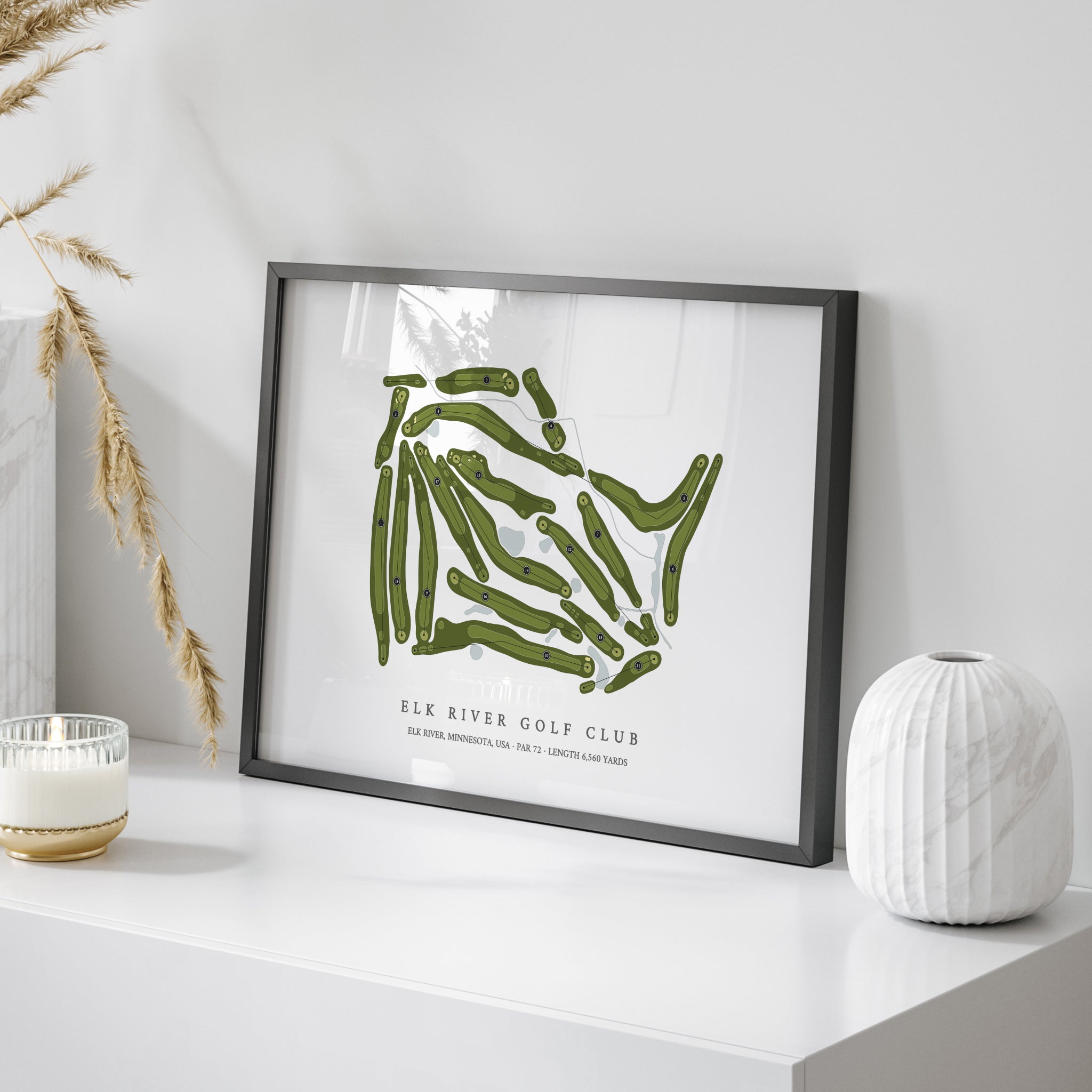 Elk River Golf Club | Golf Course Map | On Table