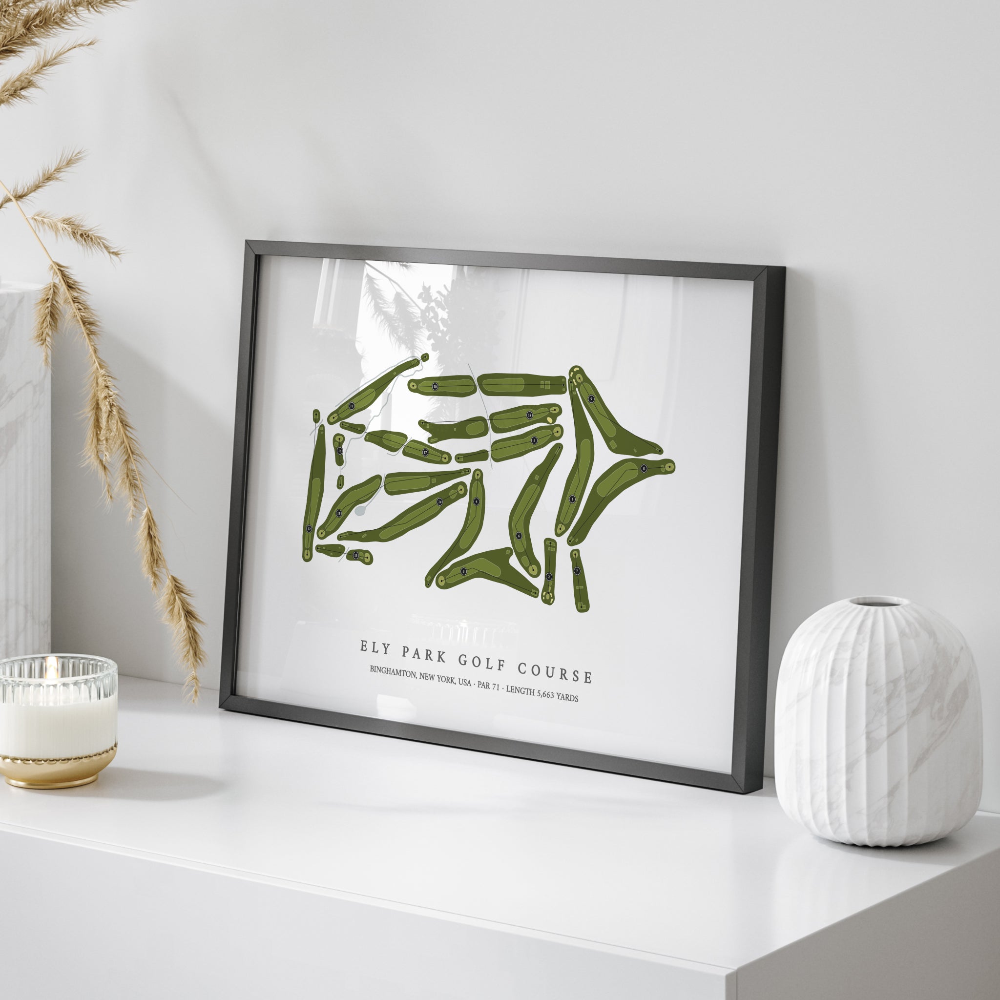 Ely Park Golf Course | Golf Course Map | On Table