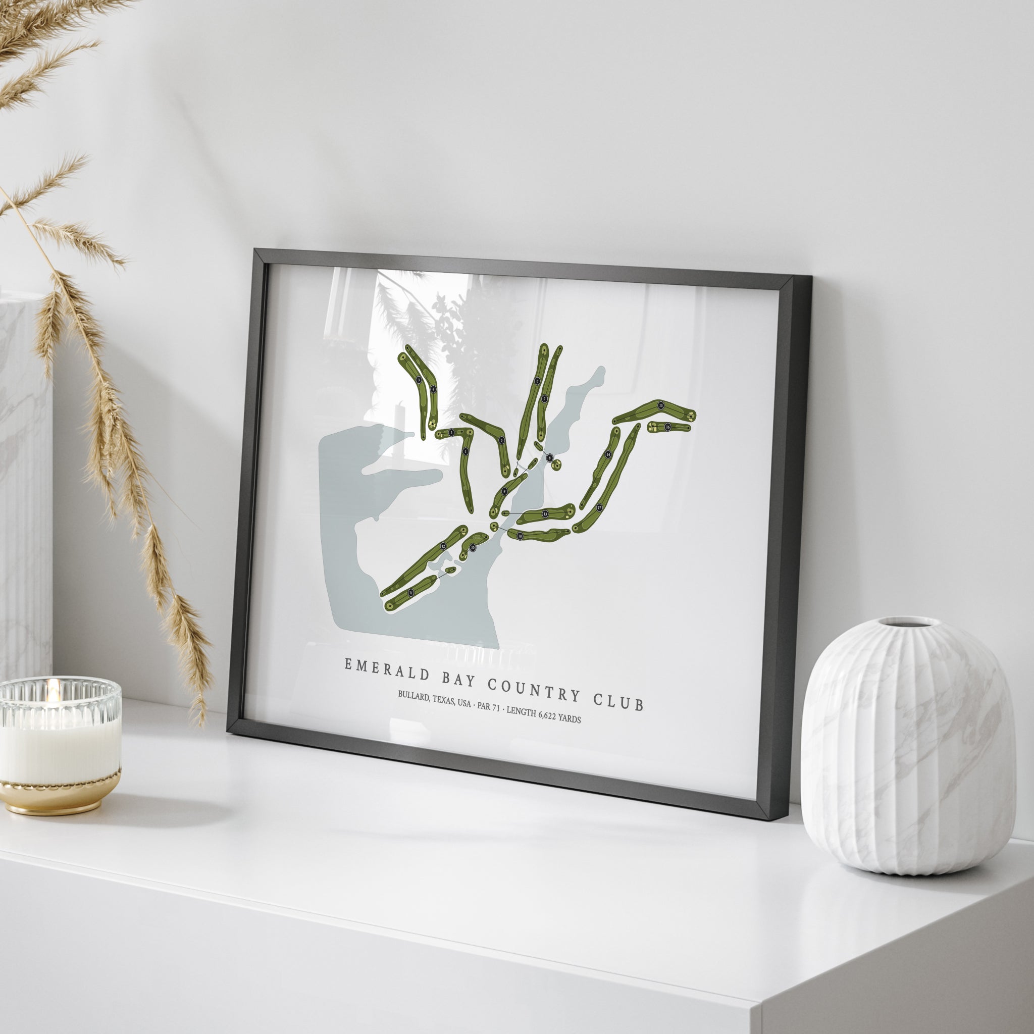 Emerald Bay Country Club | Golf Course Map | On Table