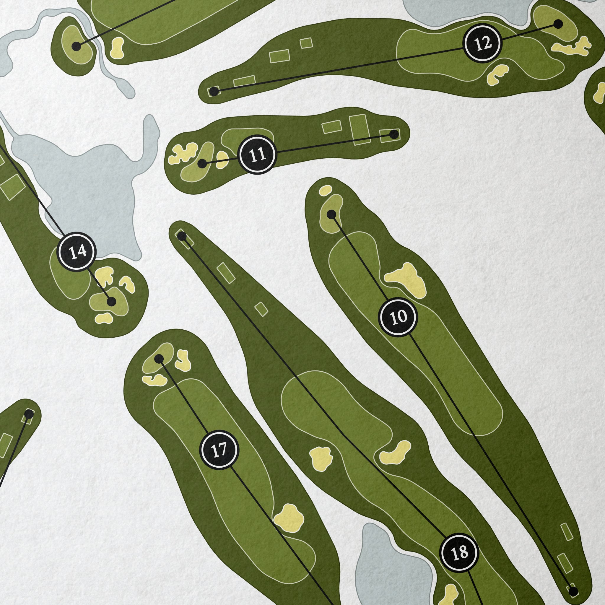 Encanterra Country Club | Golf Course Print | Close Up