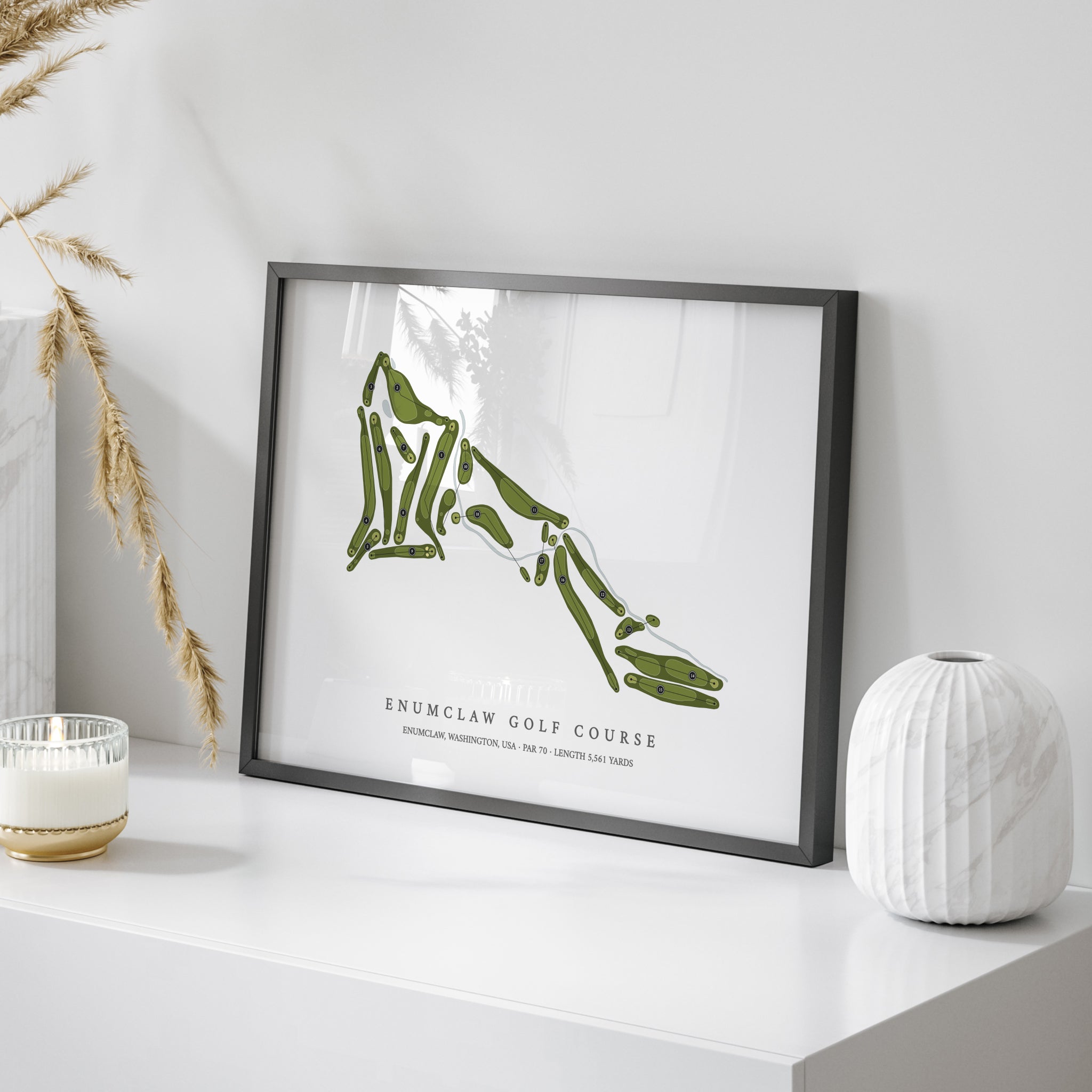 Enumclaw Golf Course | Golf Course Map | On Table