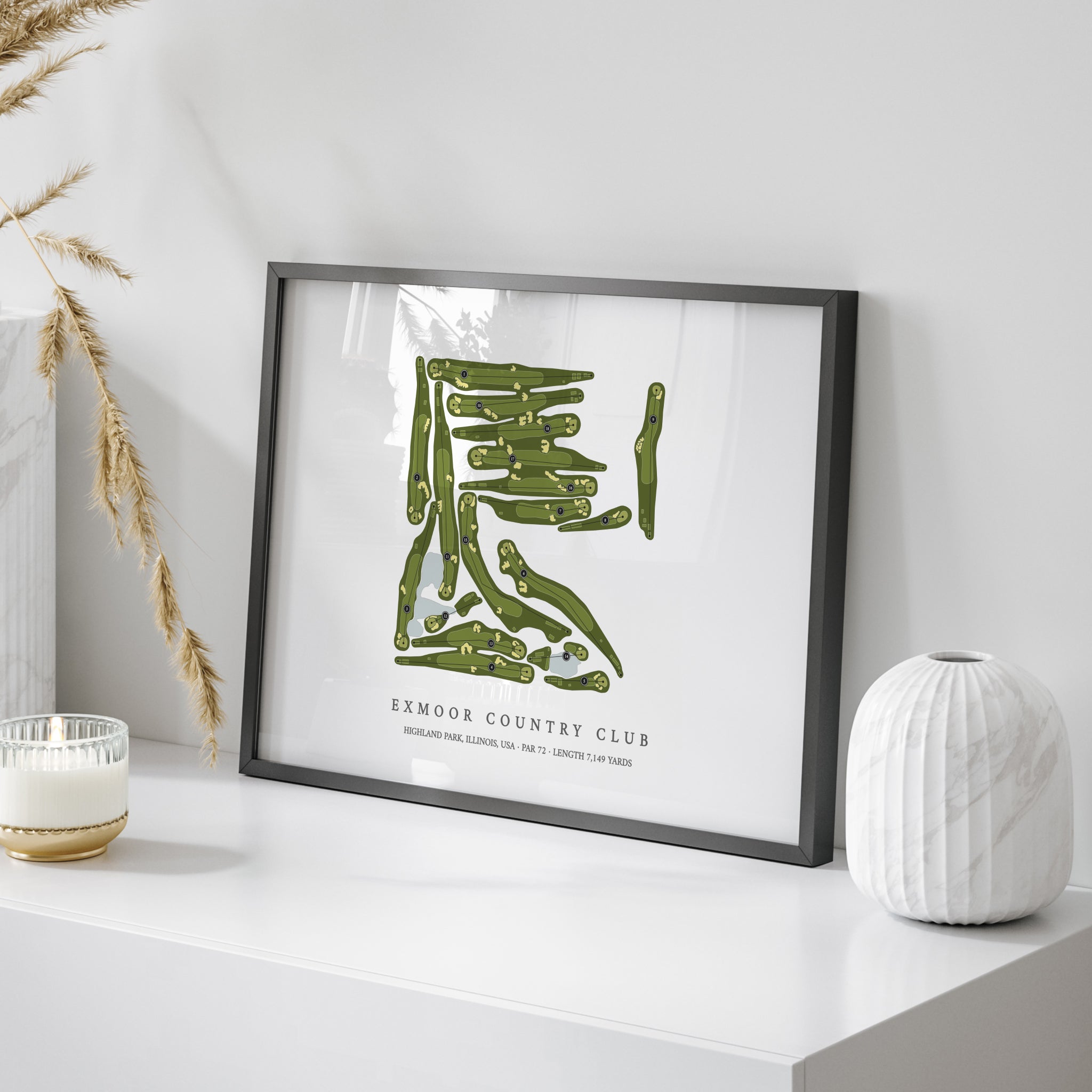 Exmoor Country Club | Golf Course Map | On+Table