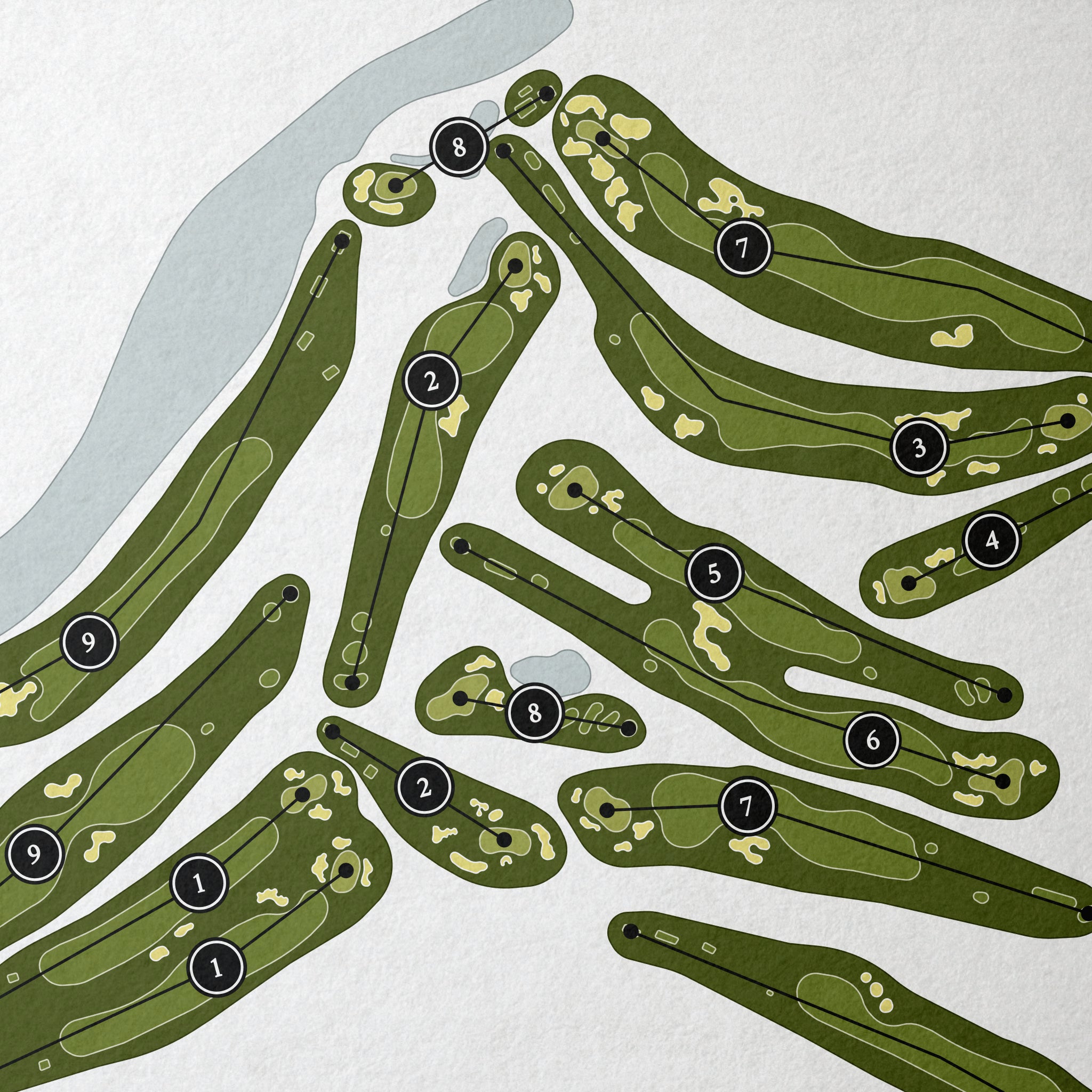 Fairmont Banff Springs Golf Course | Golf Course Map | Close Up