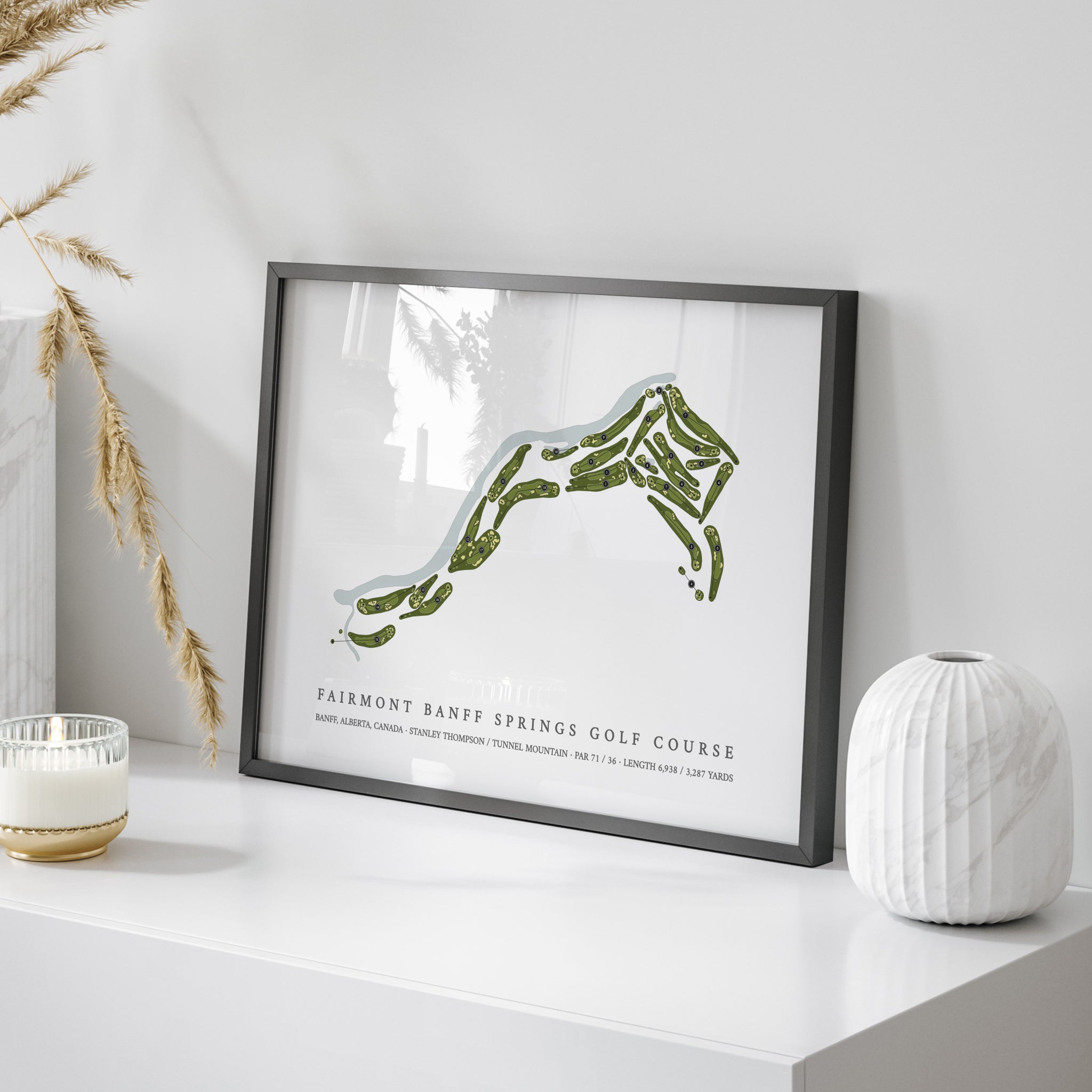 Fairmont Banff Springs Golf Course | Golf Course Map | On Table