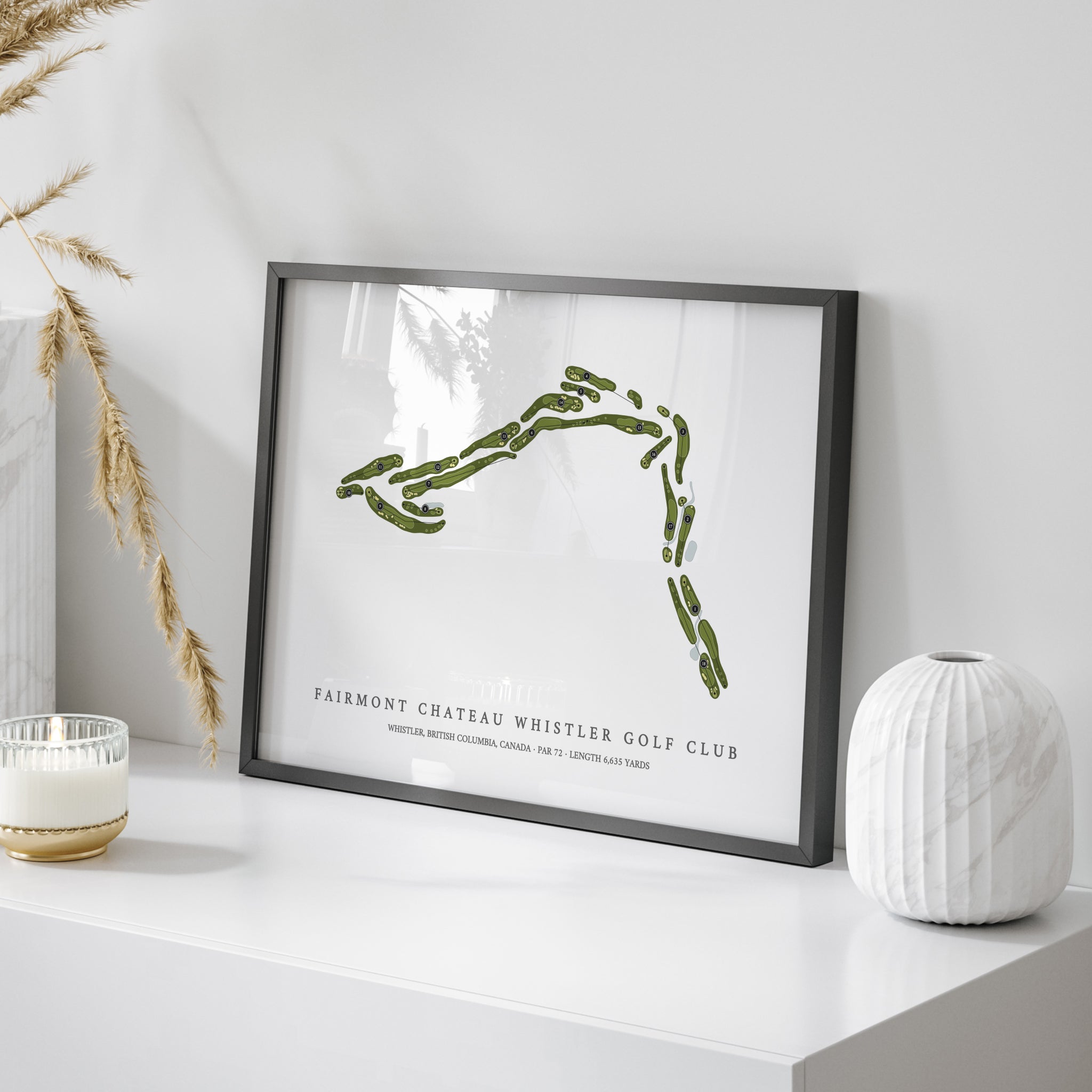 Fairmont Chateau Whistler Golf Club | Golf Course Map | On Table