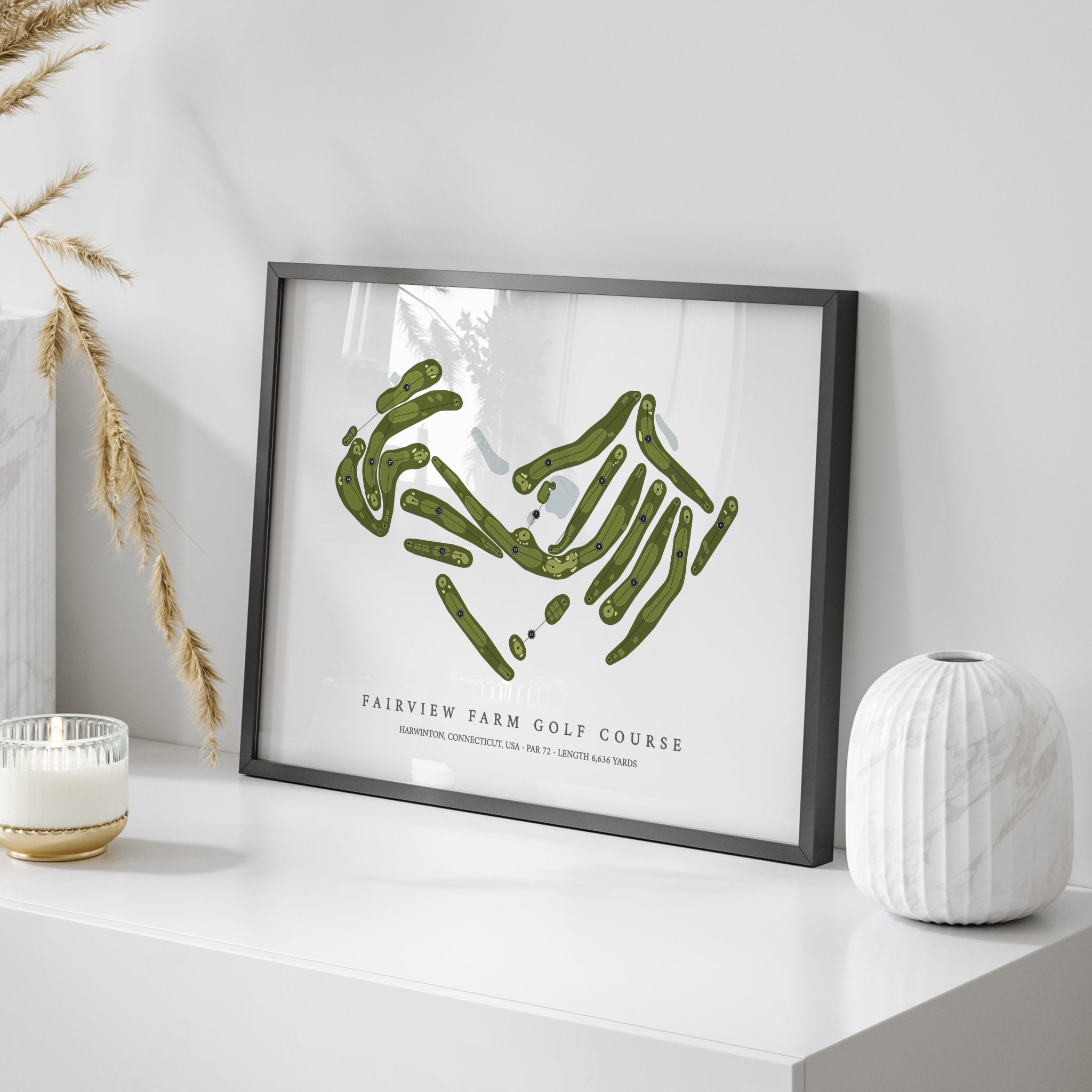 Fairview Farm Golf Course | Golf Course Map | On Table