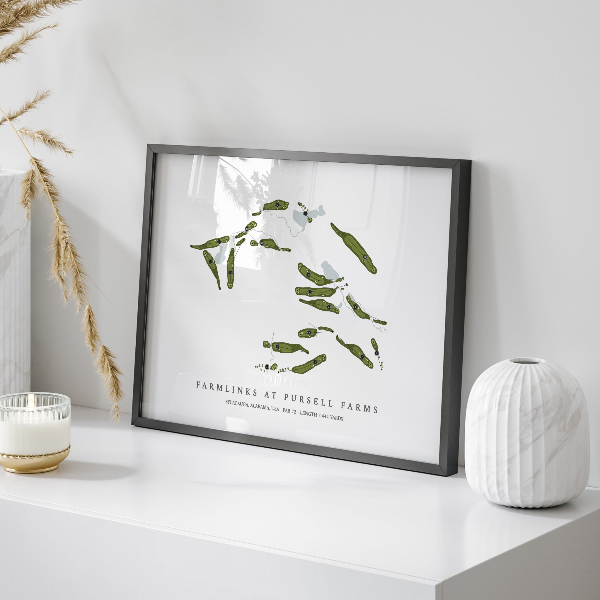 FarmLinks at Pursell Farms | Golf Course Map | On+Table
