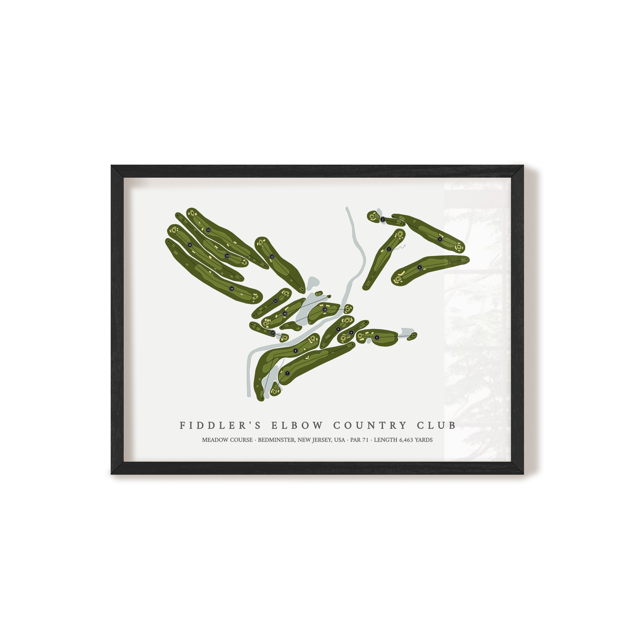 Fiddlers Elbow Country Club - Meadow Course | Golf Course Print | Black+Frame