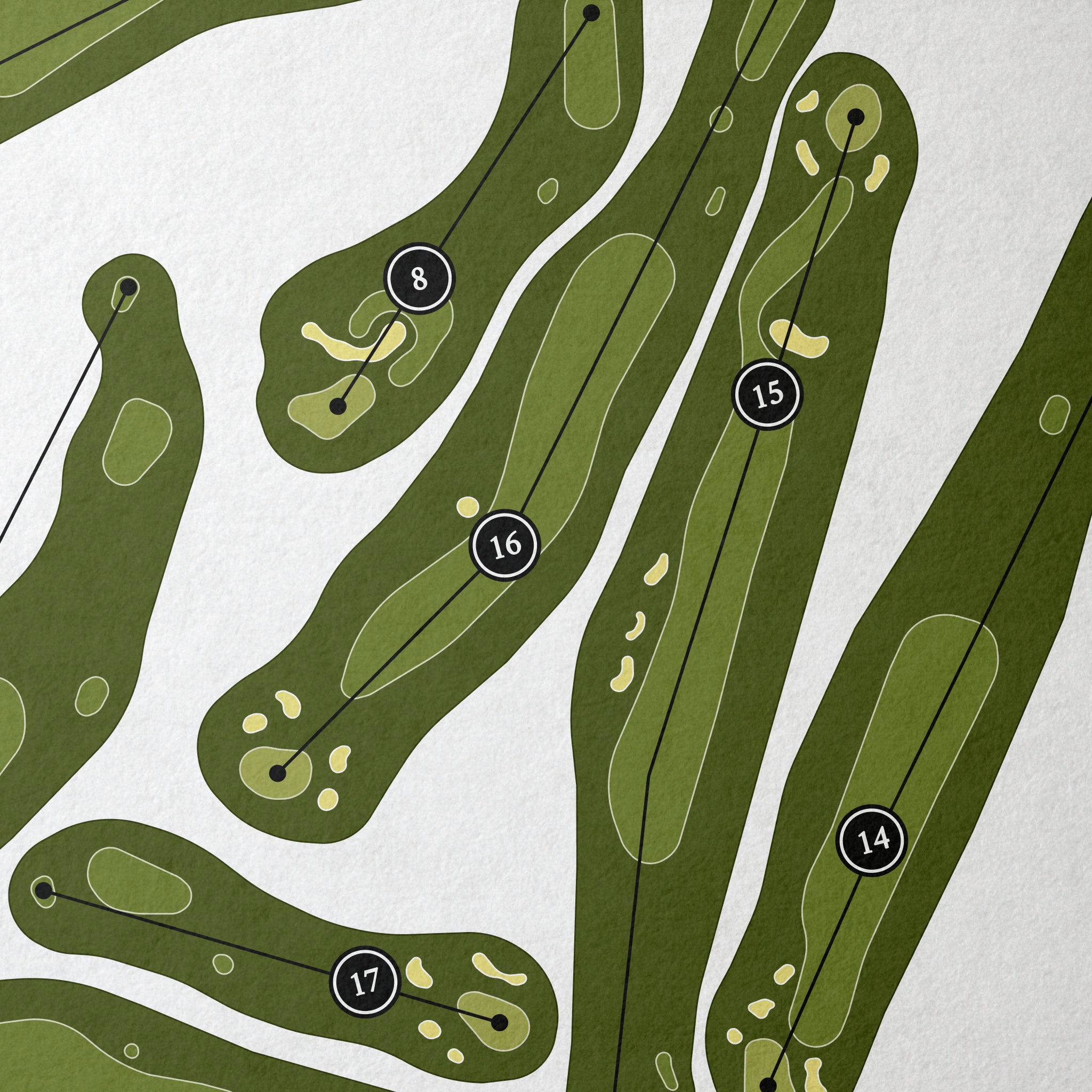 Finkbine Golf Course | Golf Course Map | Close Up