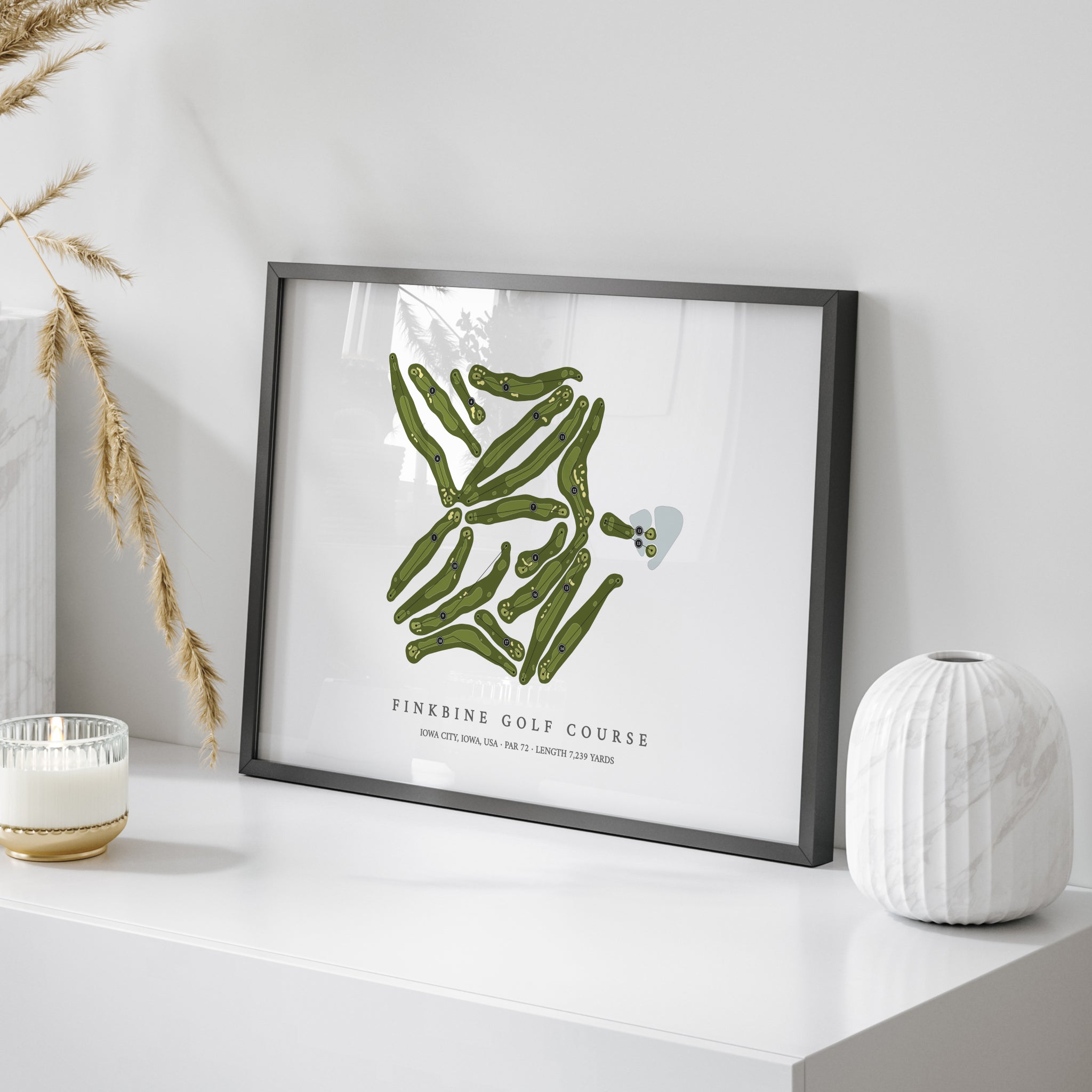 Finkbine Golf Course | Golf Course Map | On Table