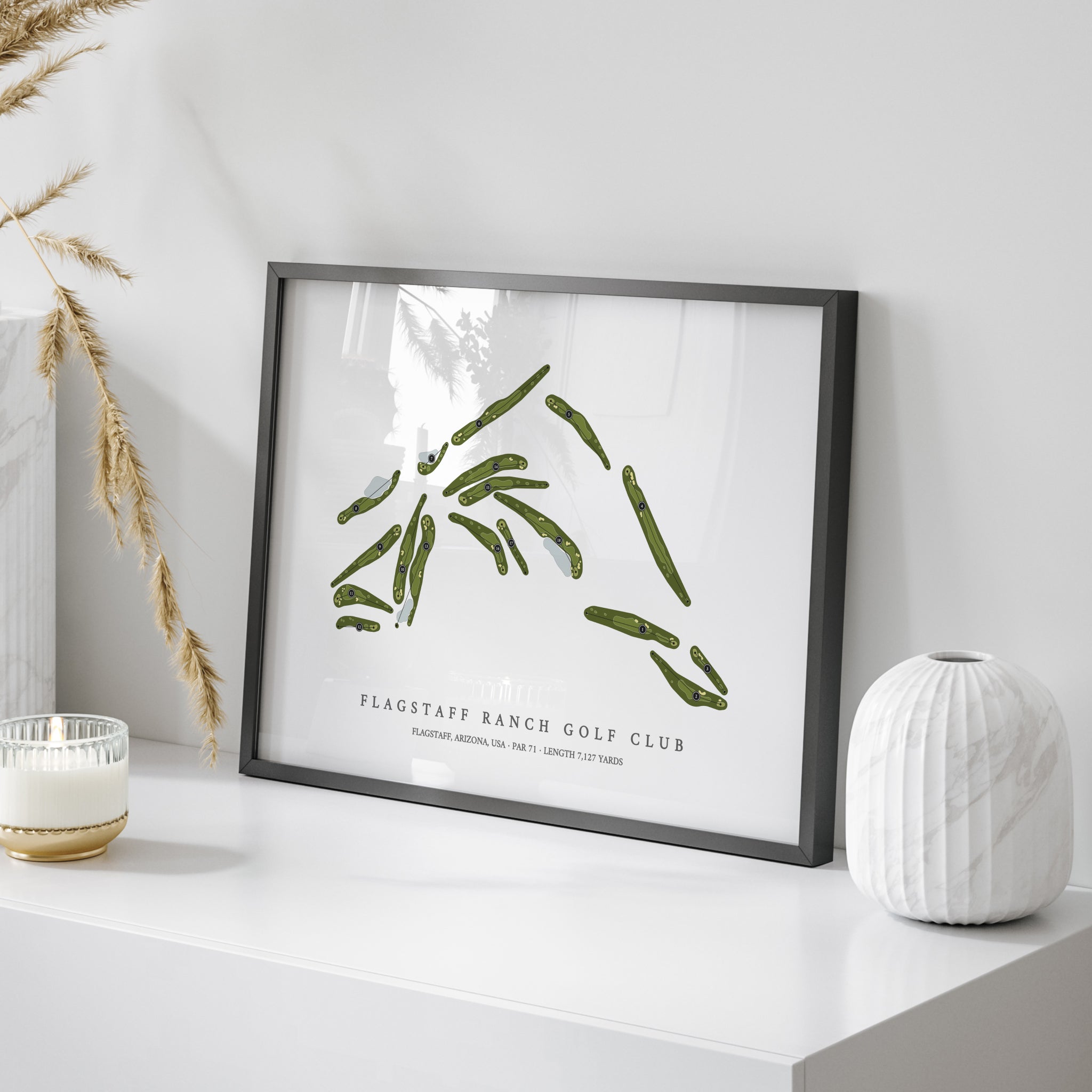 Flagstaff Ranch Golf Club | Golf Course Map | On Table