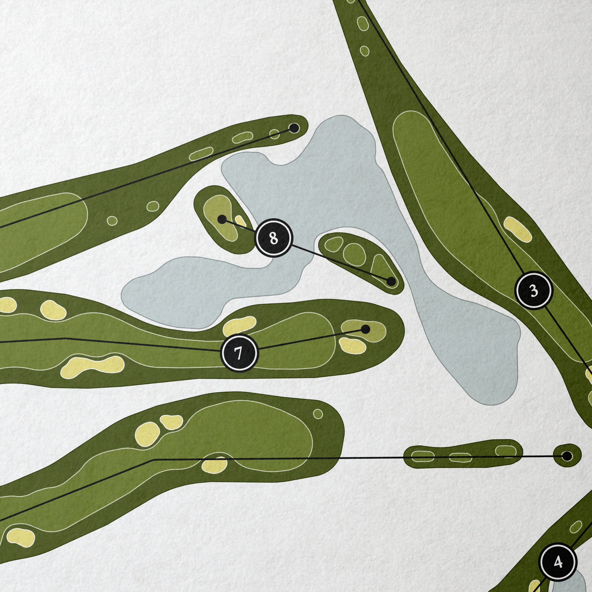 Floridian National Golf Club | Golf Course Map | Close+Up