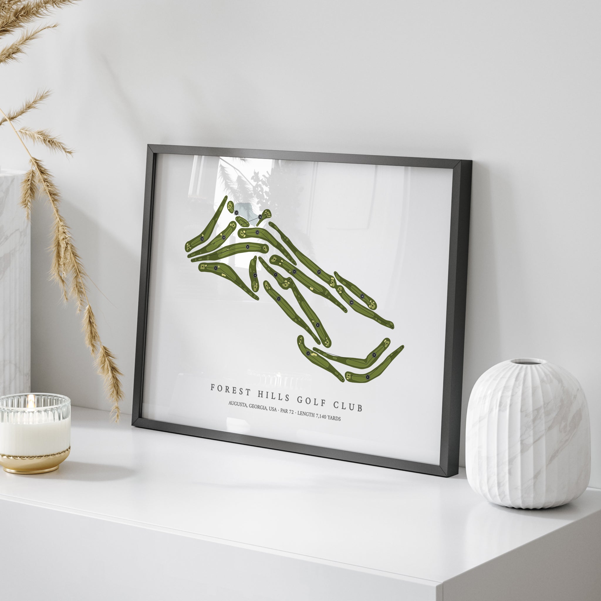 Forest Hills Golf Club | Golf Course Map | On Table