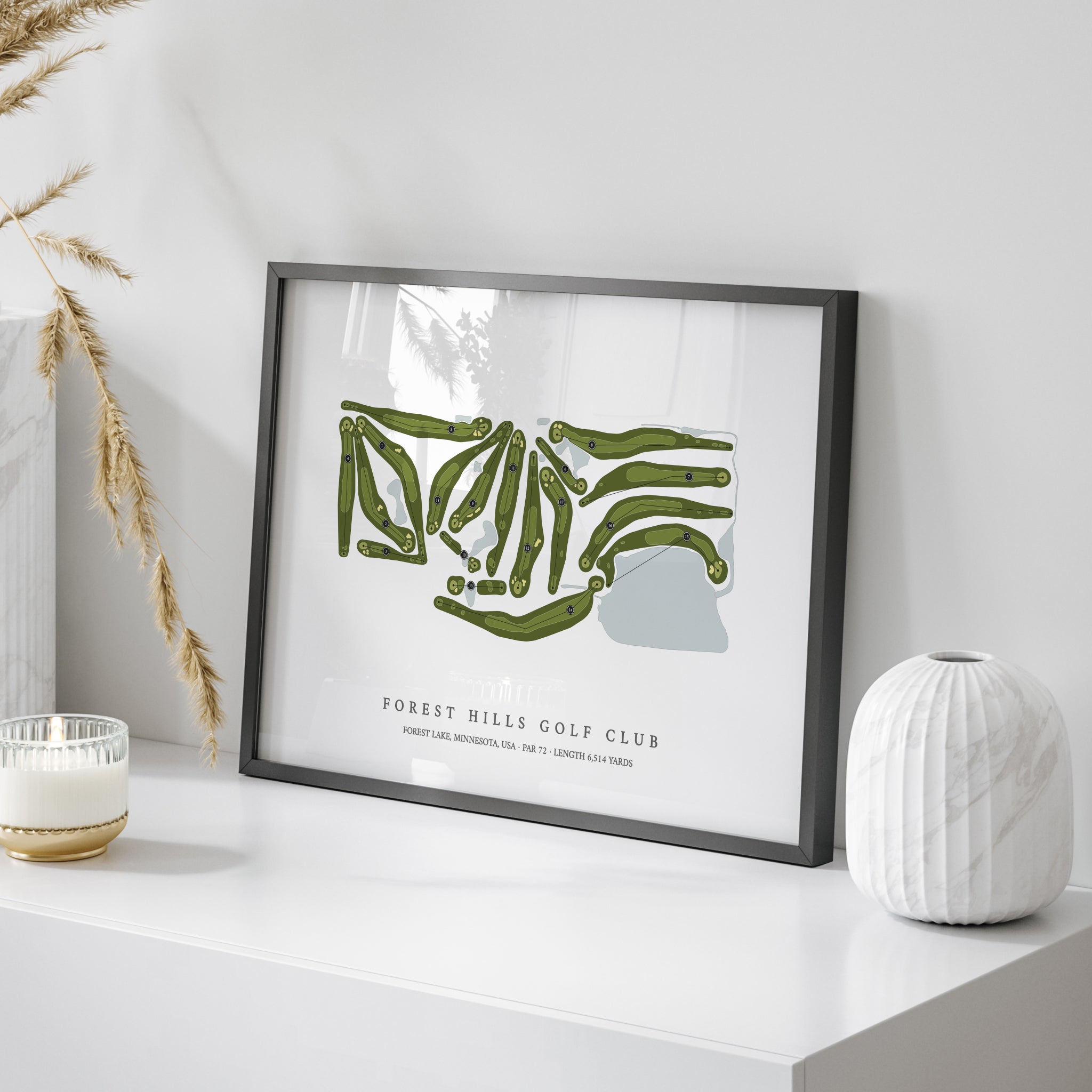 Forest Hills Golf Club | Golf Course Map | On+Table