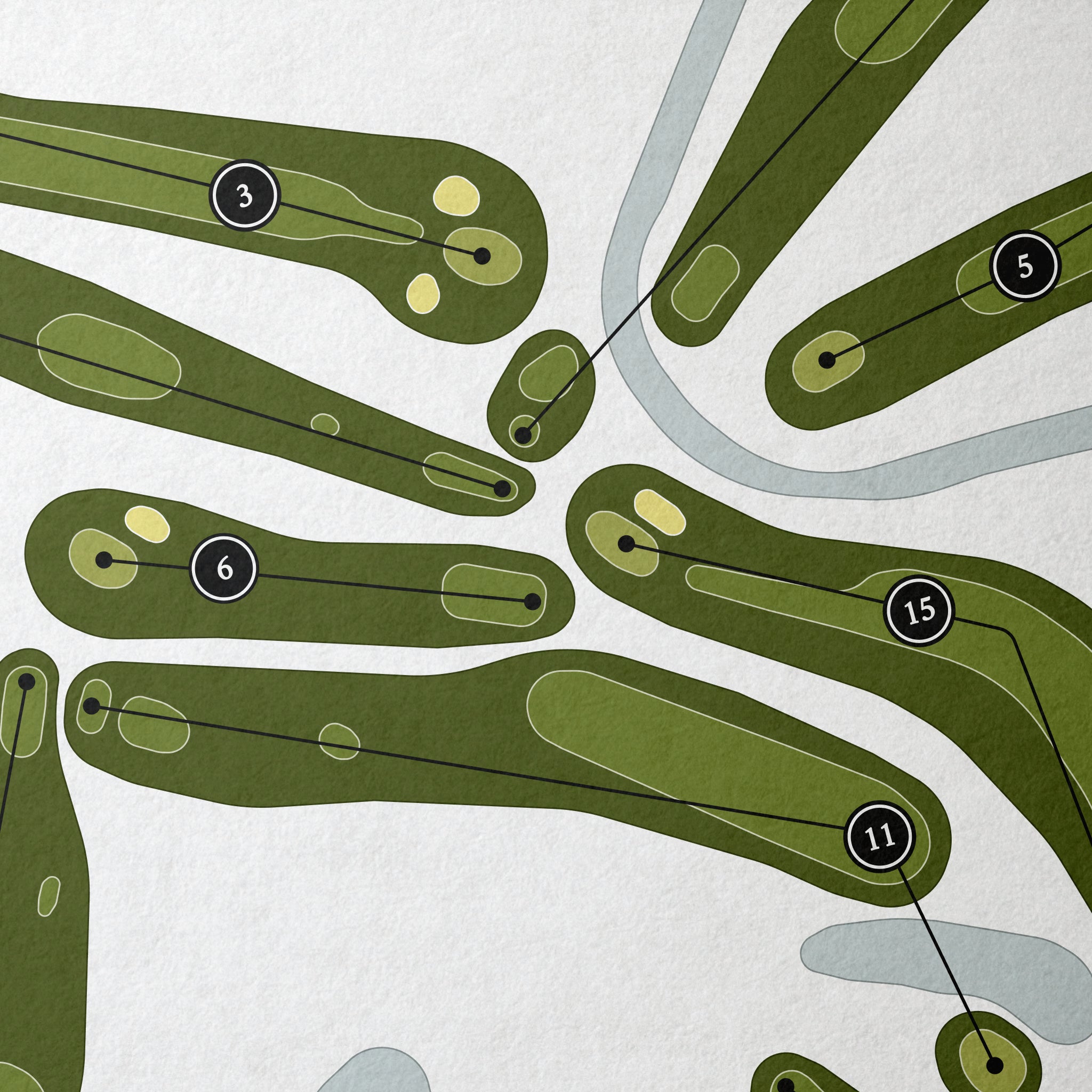 Forest Hills Golf Course | Golf Course Map | Close+Up
