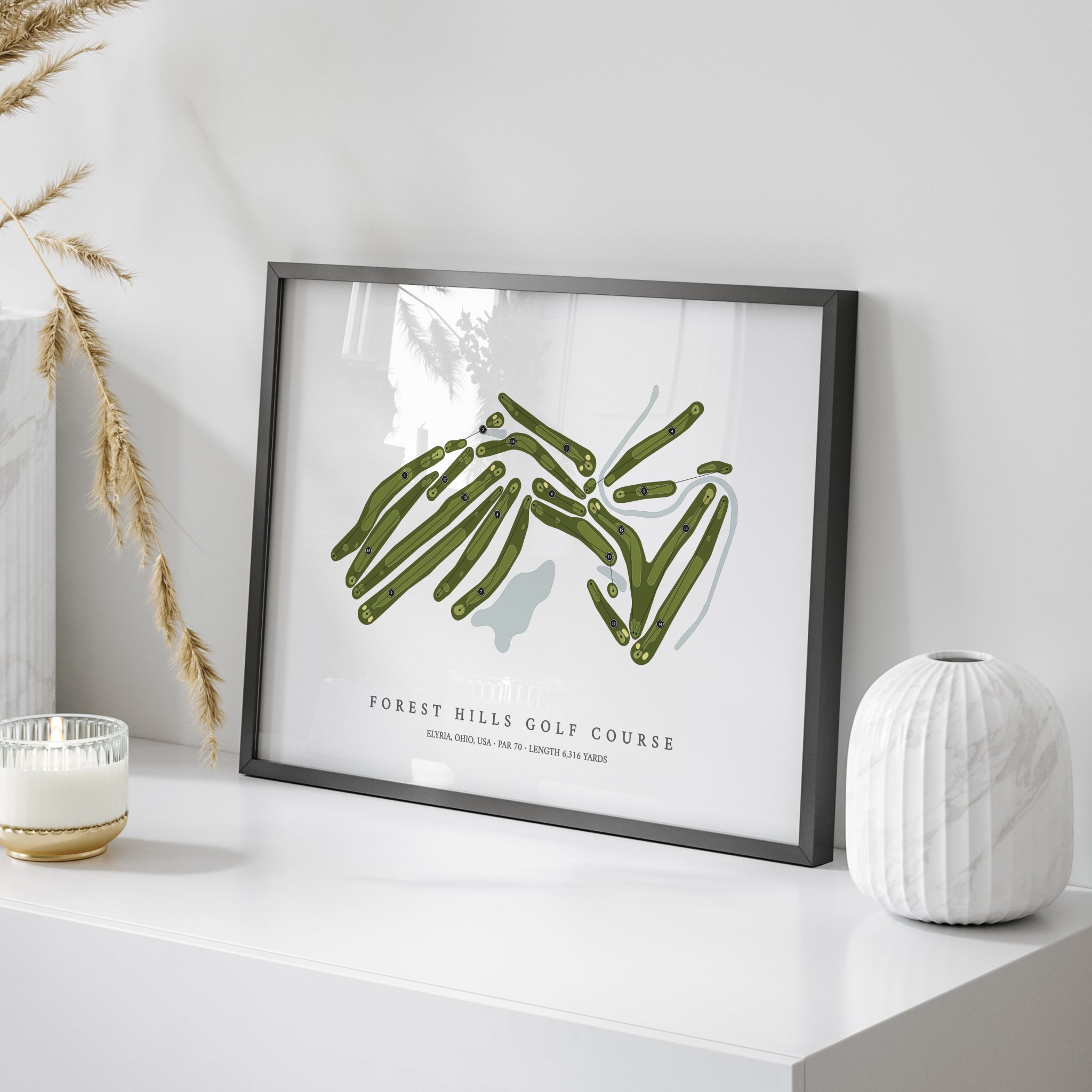 Forest Hills Golf Course | Golf Course Map | On+Table