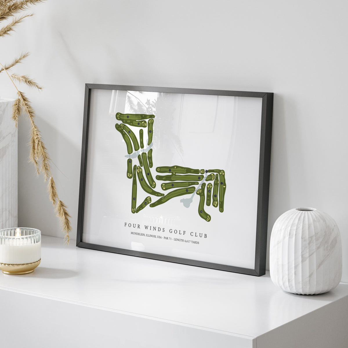 Four Winds Golf Club | Golf Course Map | On Table
