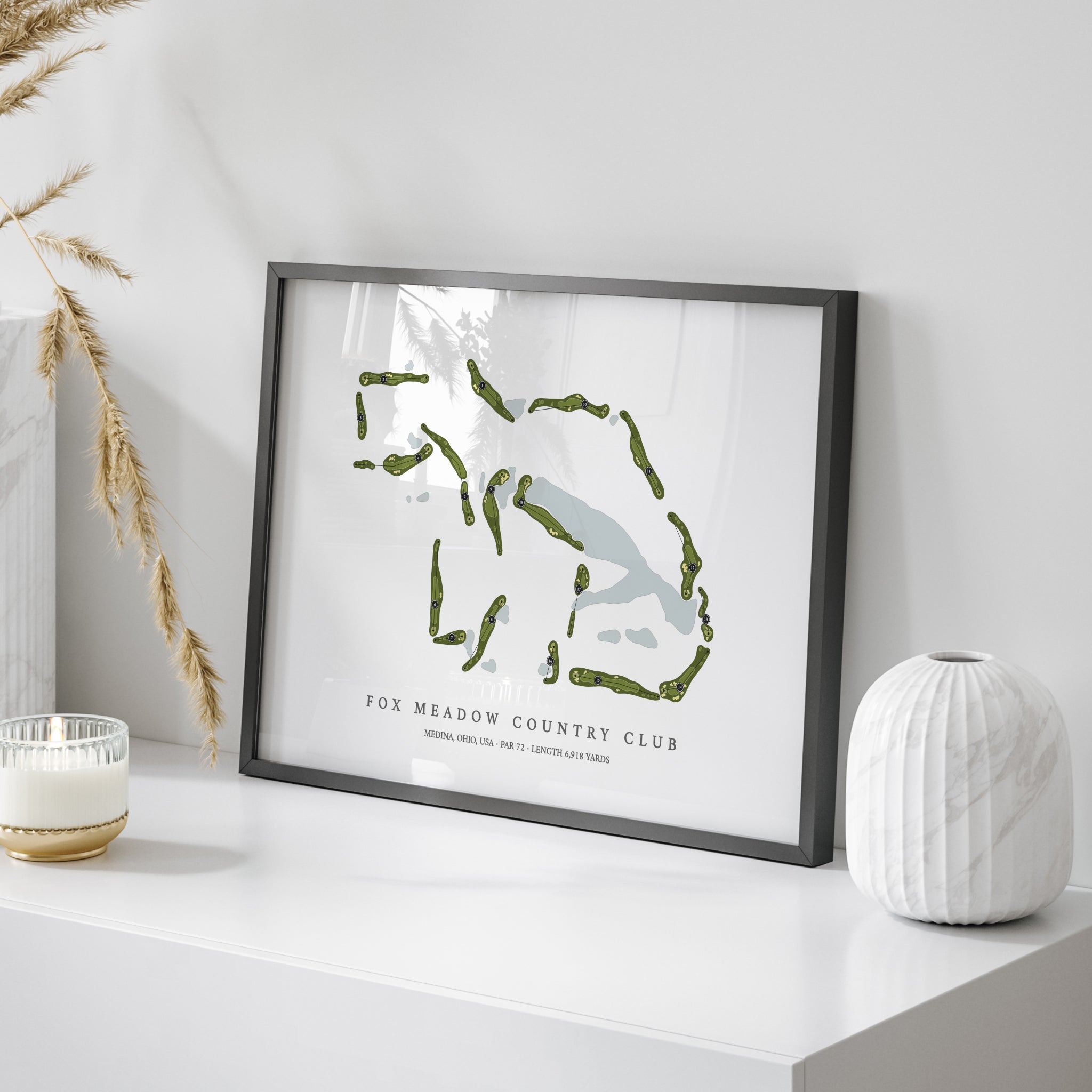 Fox Meadow Country Club | Golf Course Map | On Table
